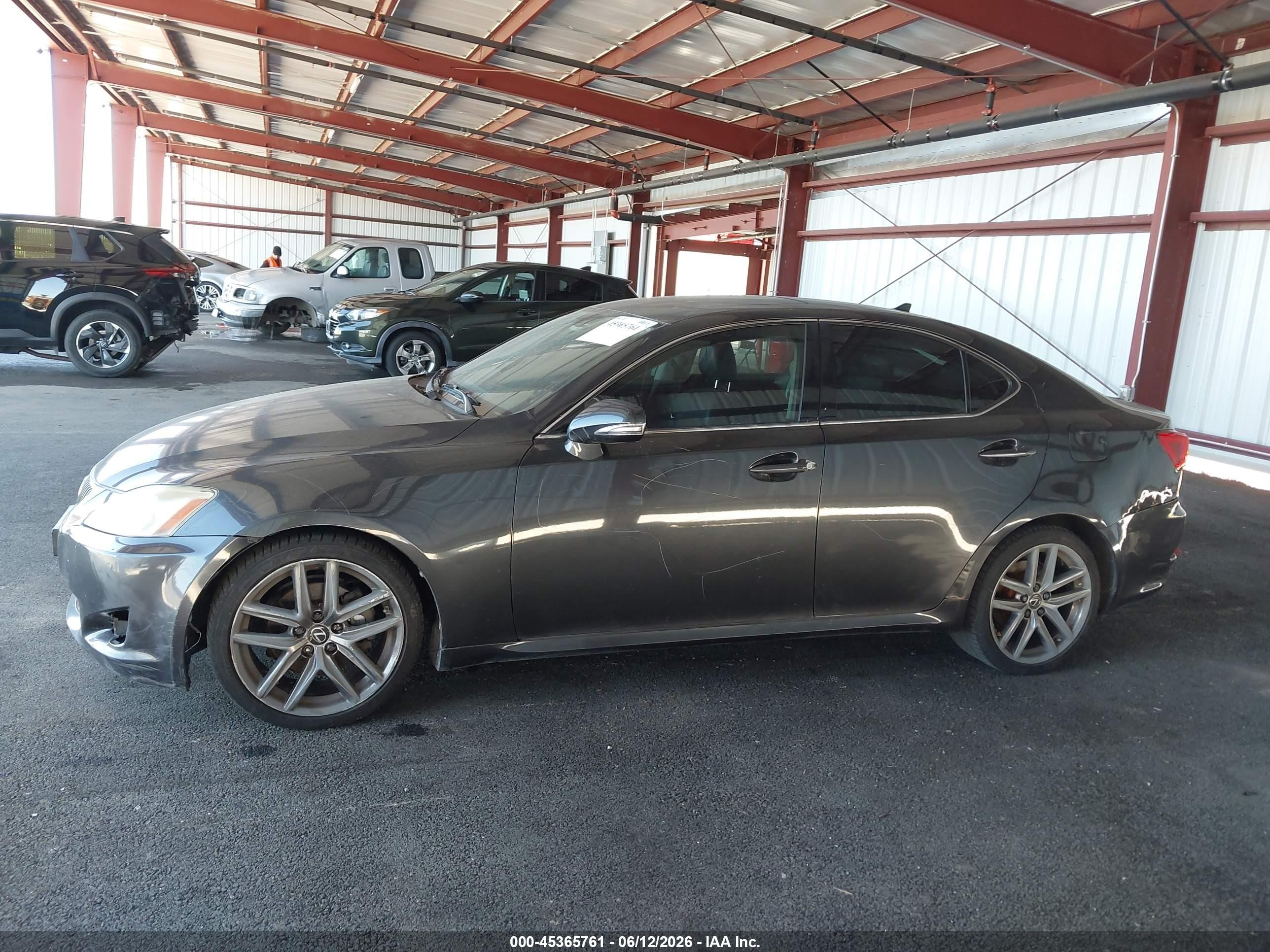 2010 Lexus Is 250 Gray vin: JTHBF5C28A5124151