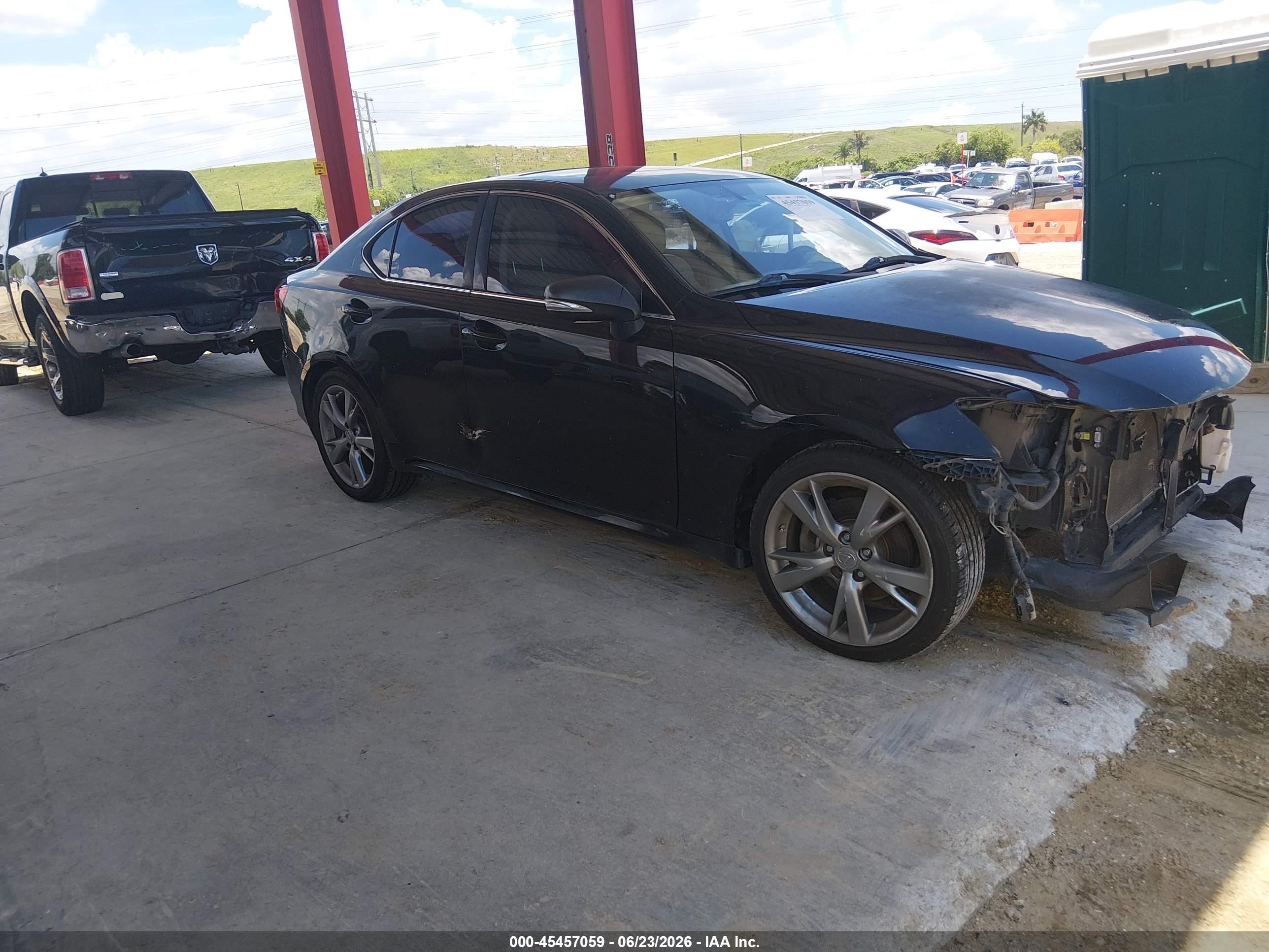 2010 Lexus Is 250   Black vin: JTHBF5C28A5124909
