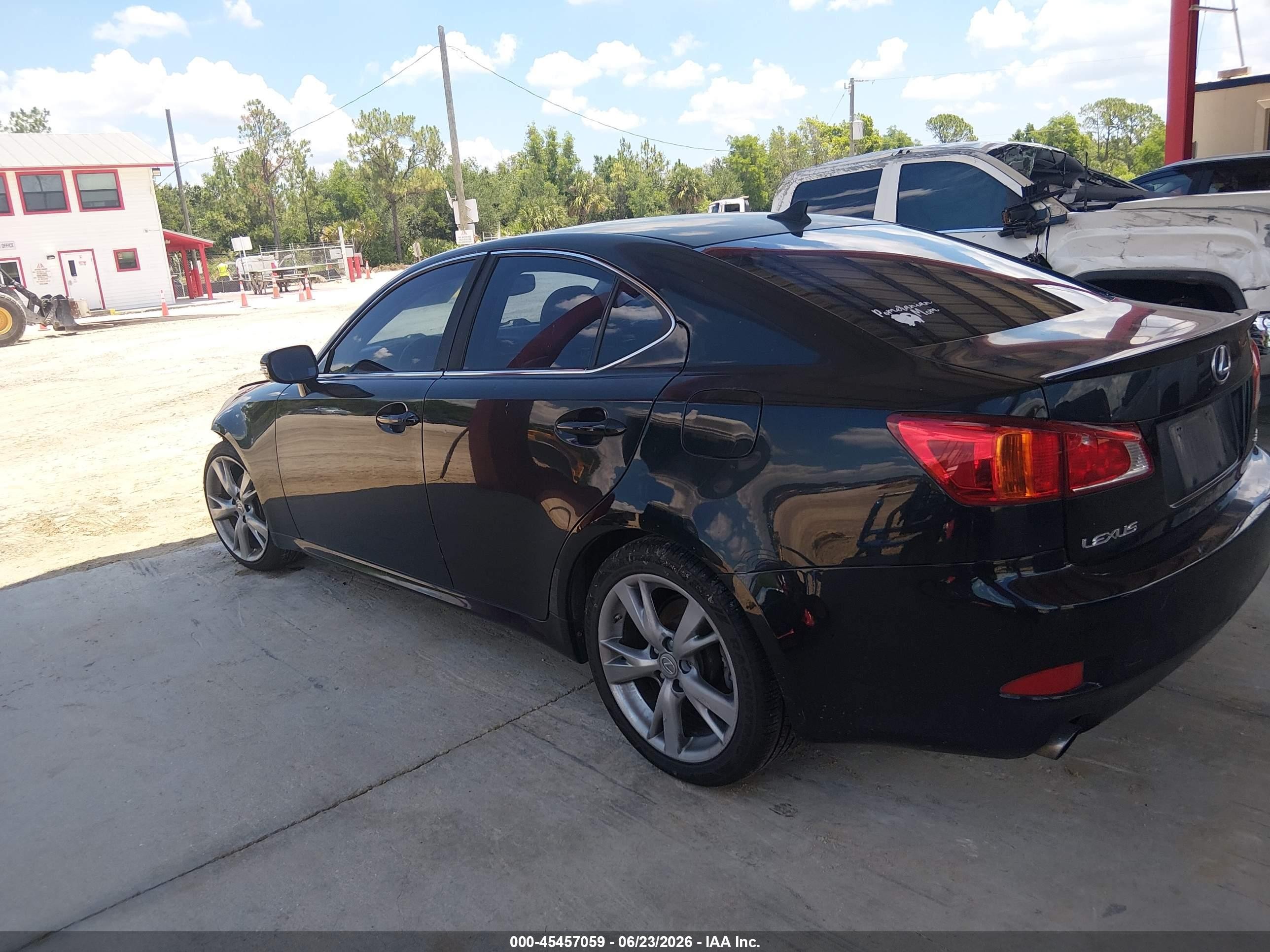 2010 Lexus Is 250   Black vin: JTHBF5C28A5124909