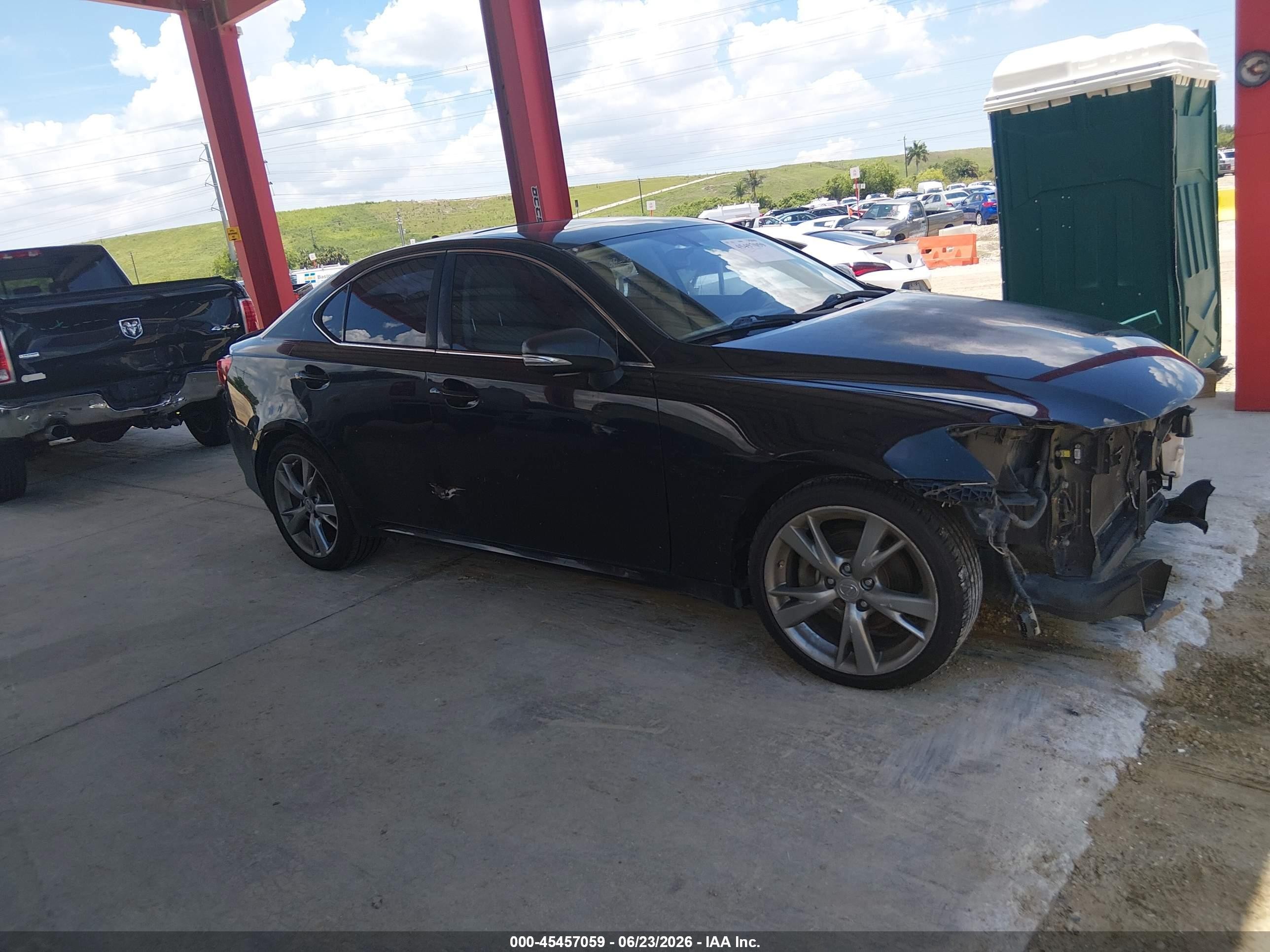2010 Lexus Is 250   Black vin: JTHBF5C28A5124909