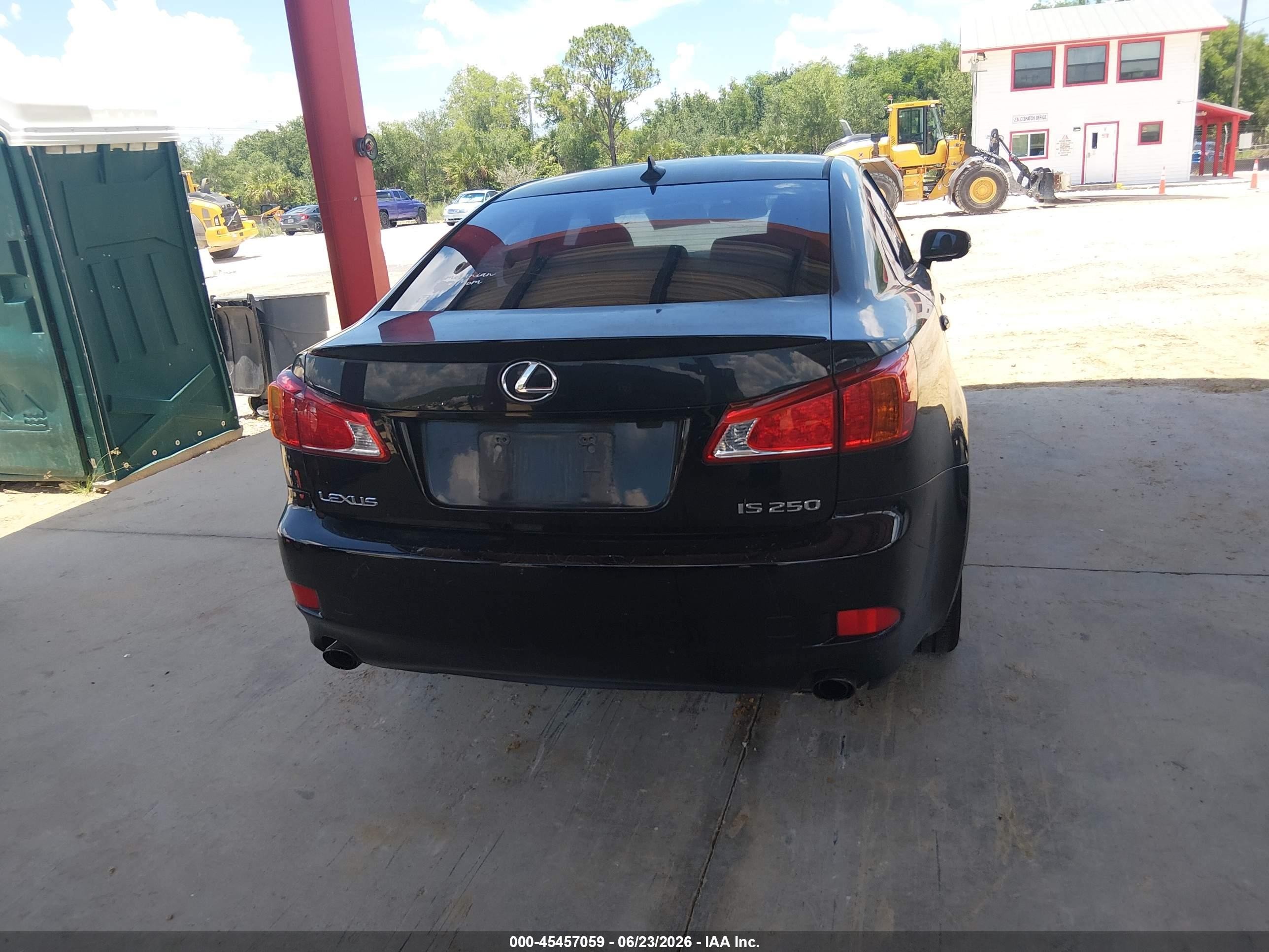 2010 Lexus Is 250   Black vin: JTHBF5C28A5124909