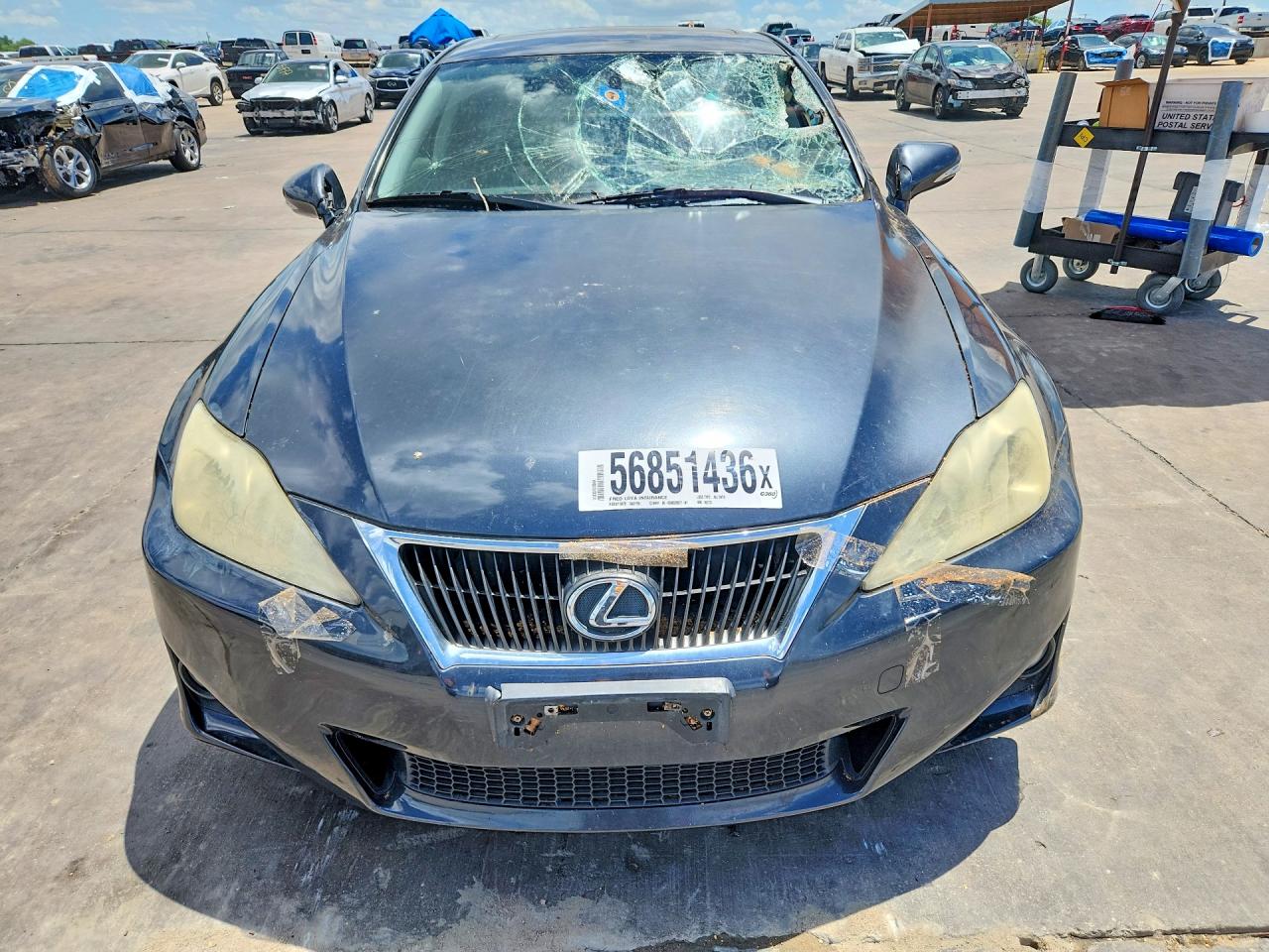 2011 Lexus Is 250 Gray vin: JTHBF5C28B2101231
