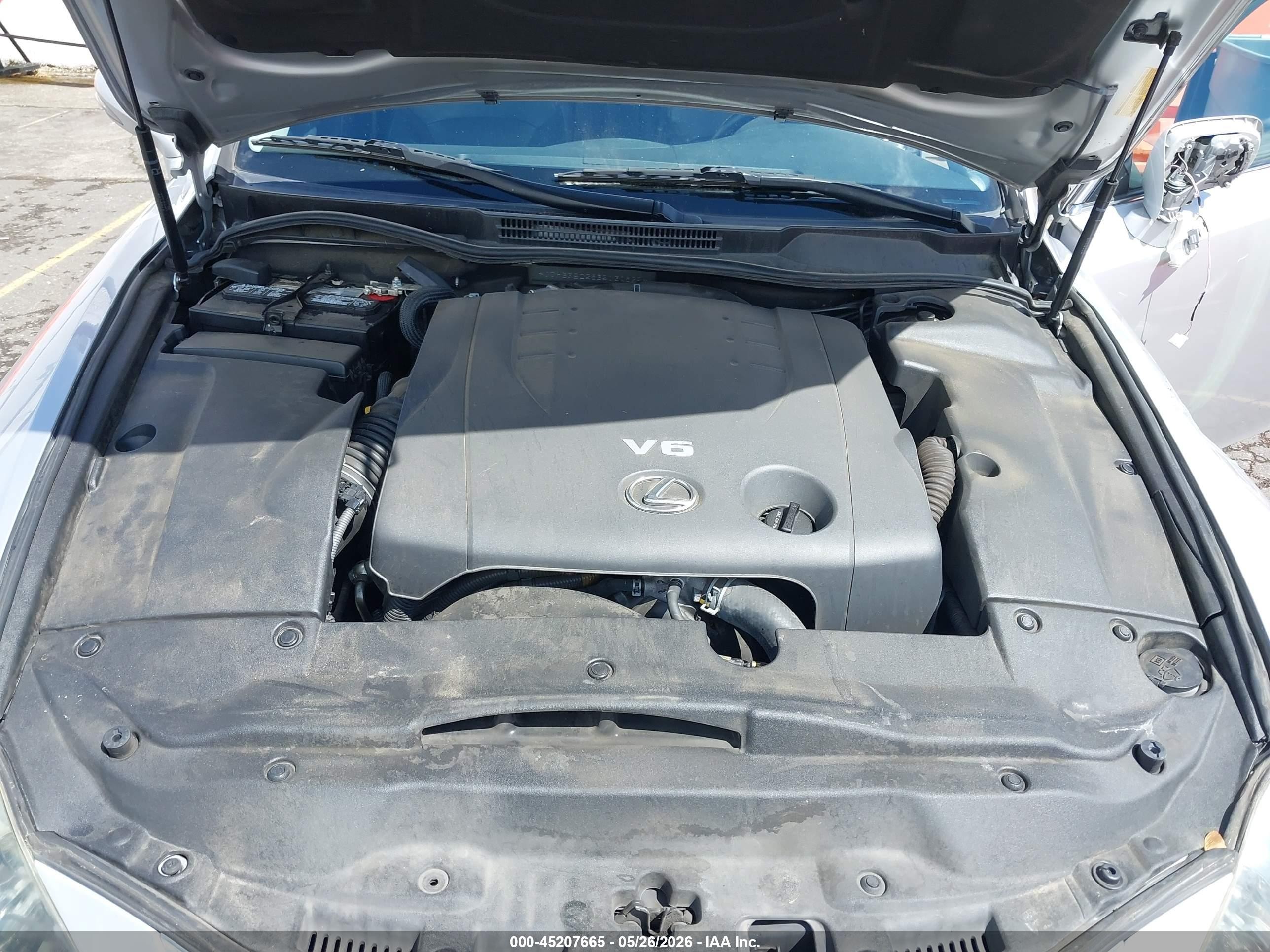 2011 Lexus Is 250   Silver vin: JTHBF5C28B5130825