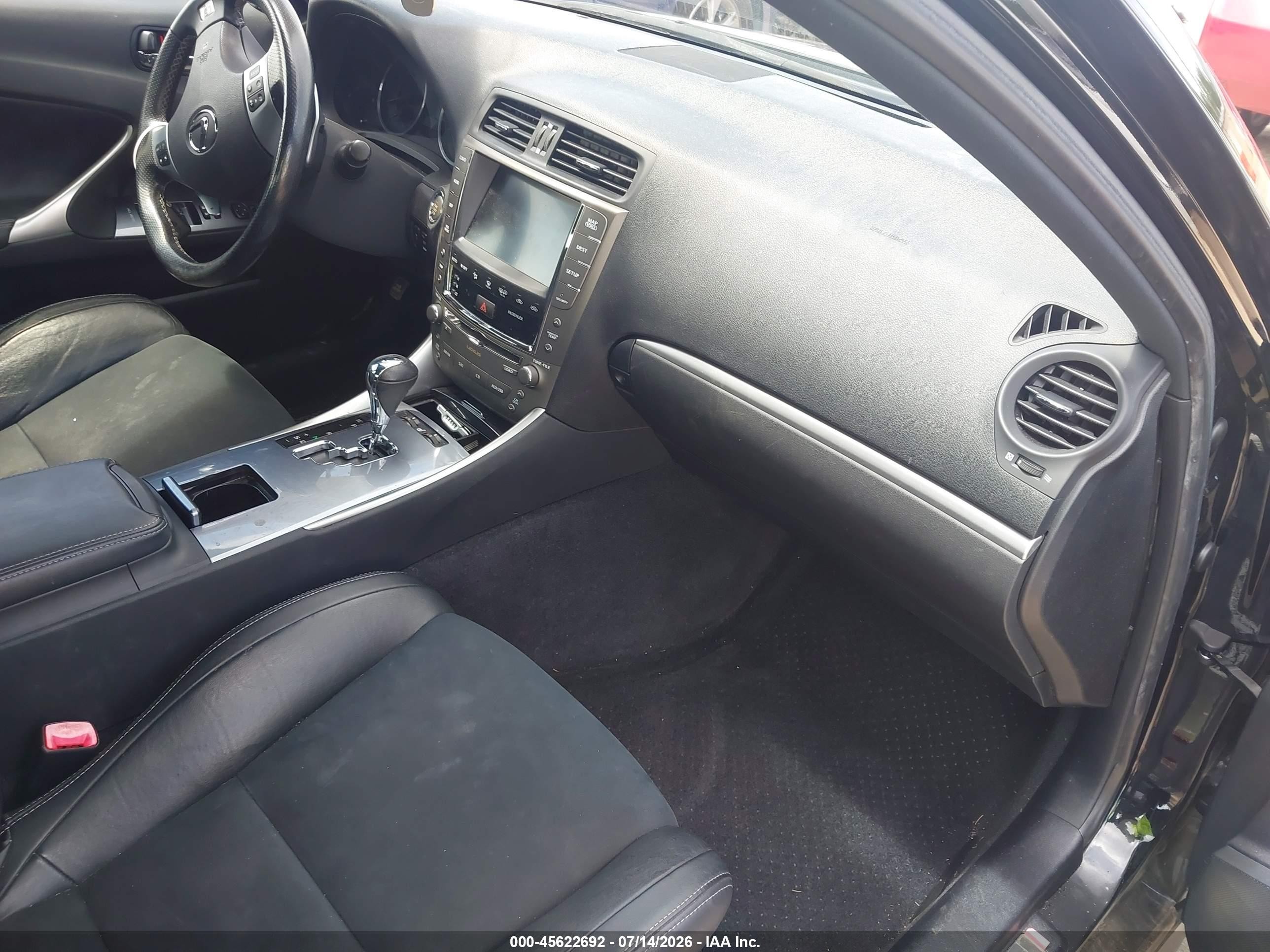 2011 Lexus Is 250   Black vin: JTHBF5C28B5139475