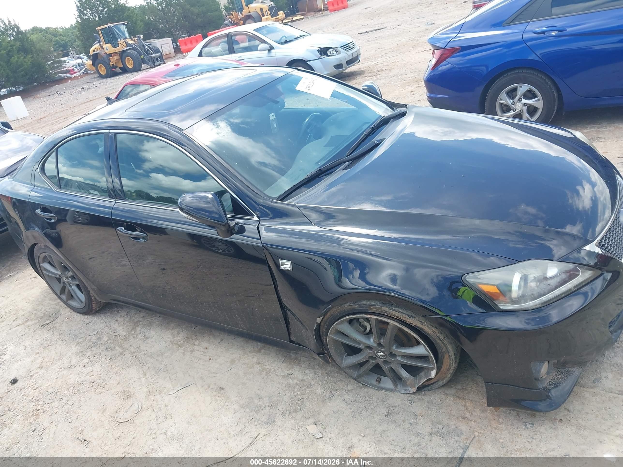 2011 Lexus Is 250   Black vin: JTHBF5C28B5139475