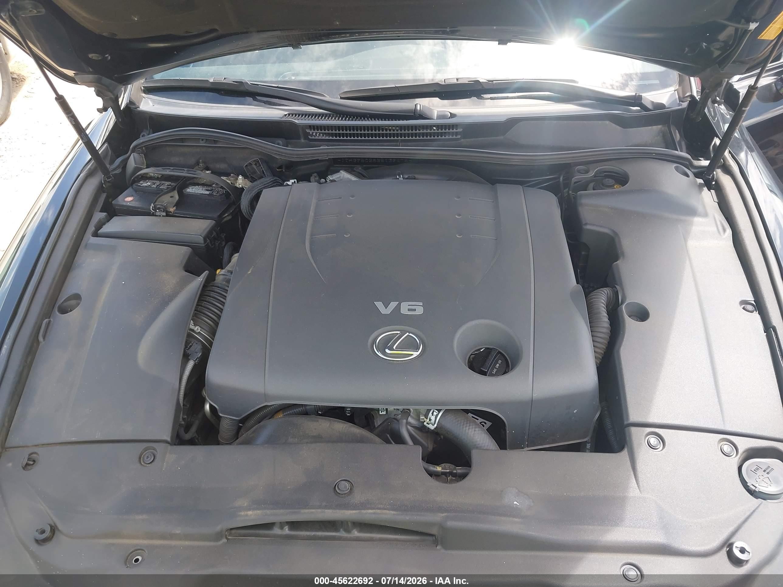 2011 Lexus Is 250   Black vin: JTHBF5C28B5139475