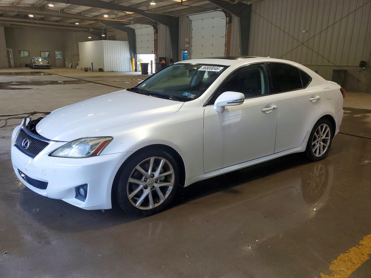 2011 Lexus Is 250 Белый vin: JTHBF5C28B5150234