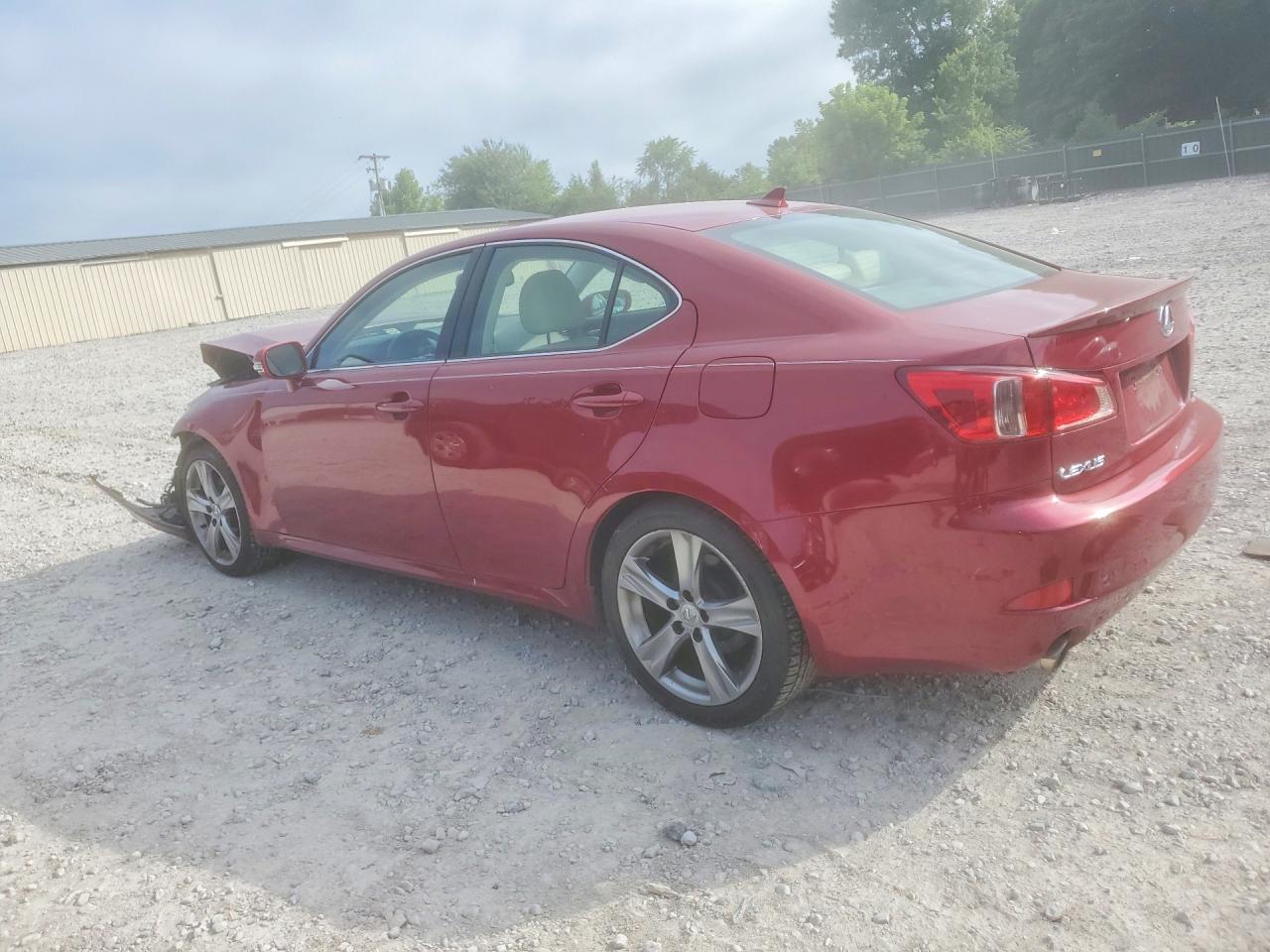 2011 Lexus Is 250 Red vin: JTHBF5C28B5151643