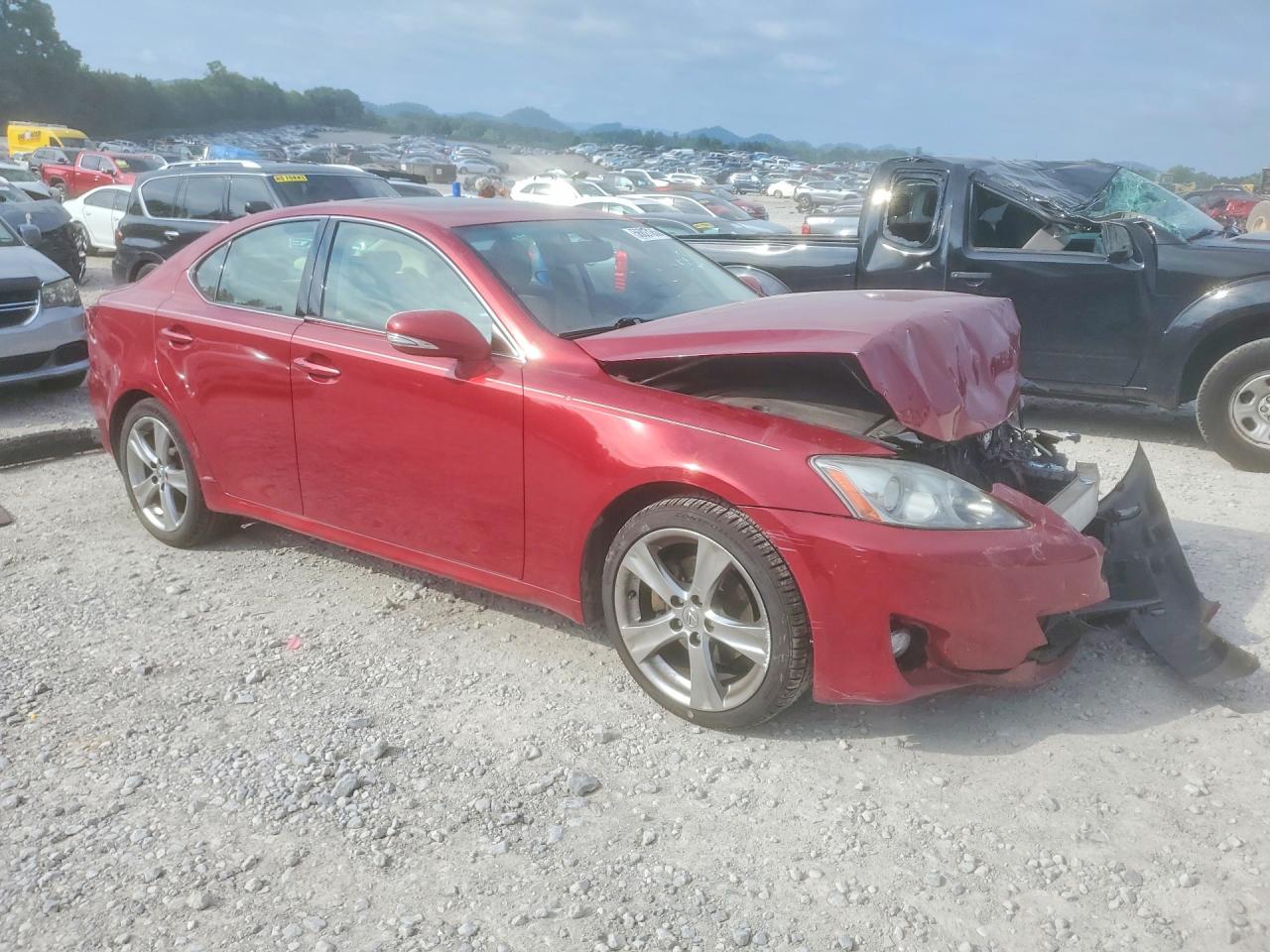2011 Lexus Is 250 Red vin: JTHBF5C28B5151643
