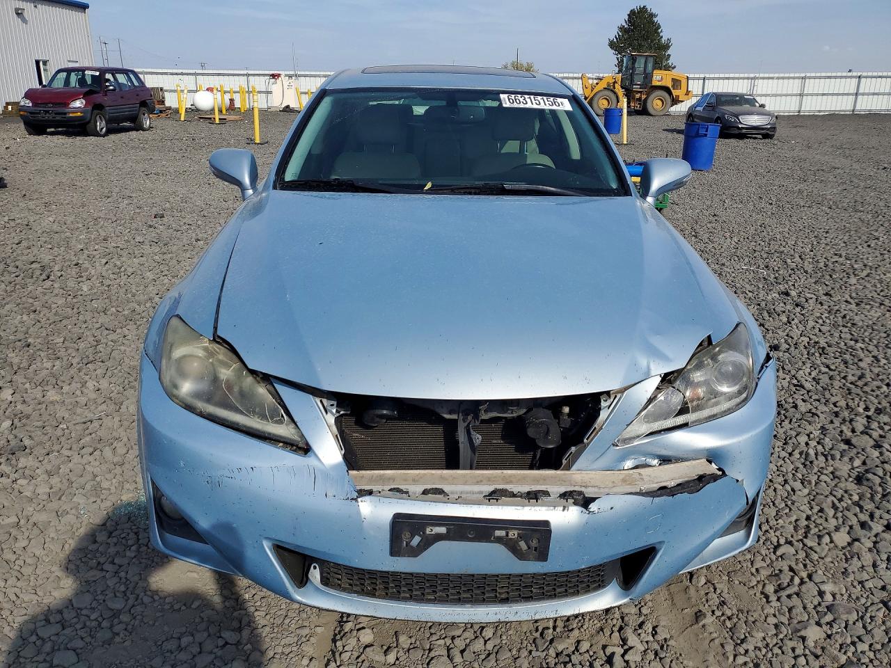 2011 Lexus Is 250 Base Silver vin: JTHBF5C28B5154283