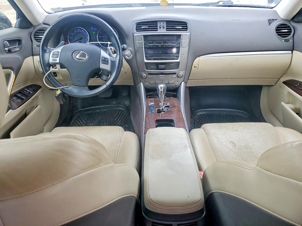 2012 Lexus Is 250 Black vin: JTHBF5C28C2102509