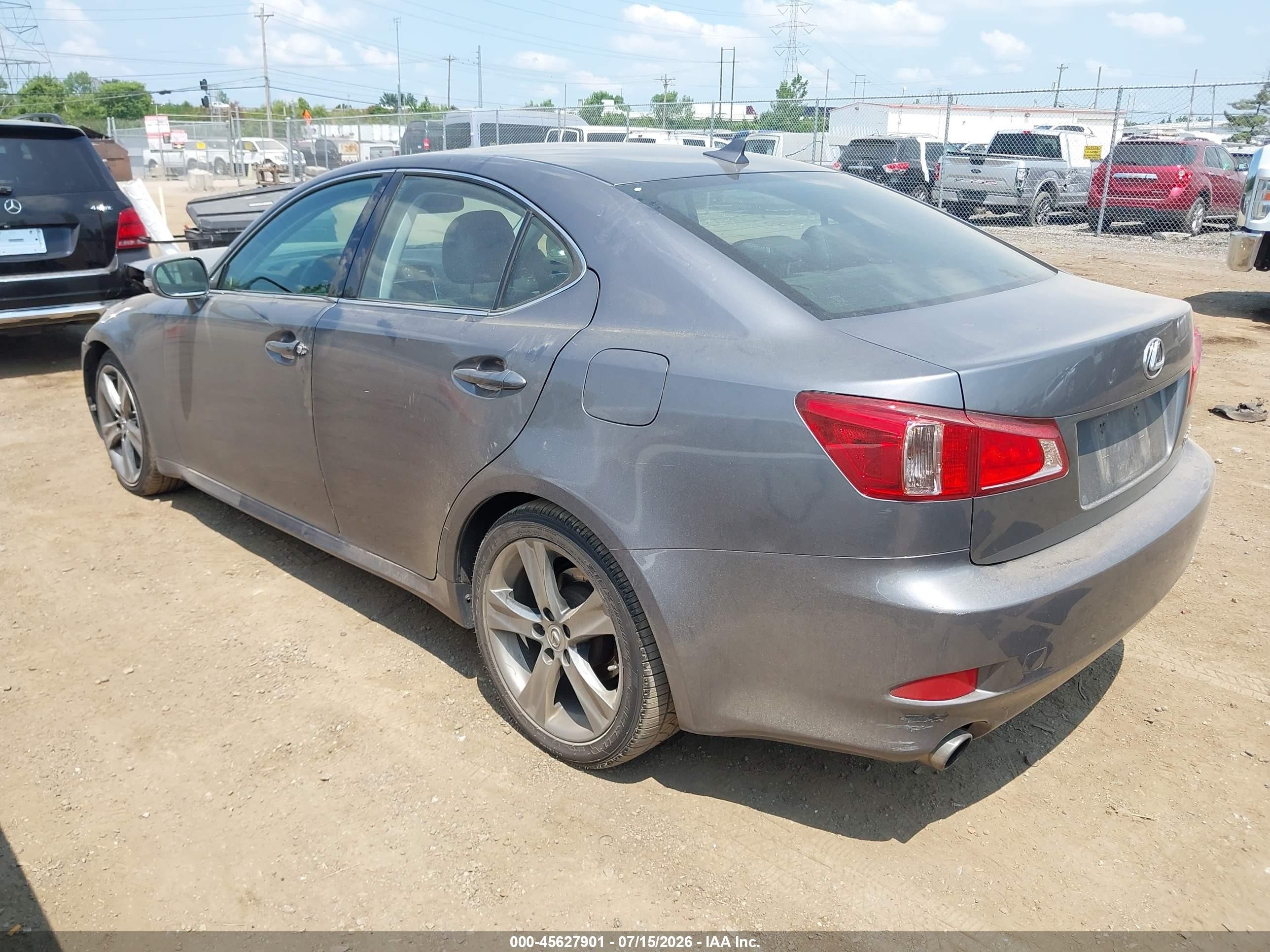 2012 Lexus Is 250 Gray vin: JTHBF5C28C5157718
