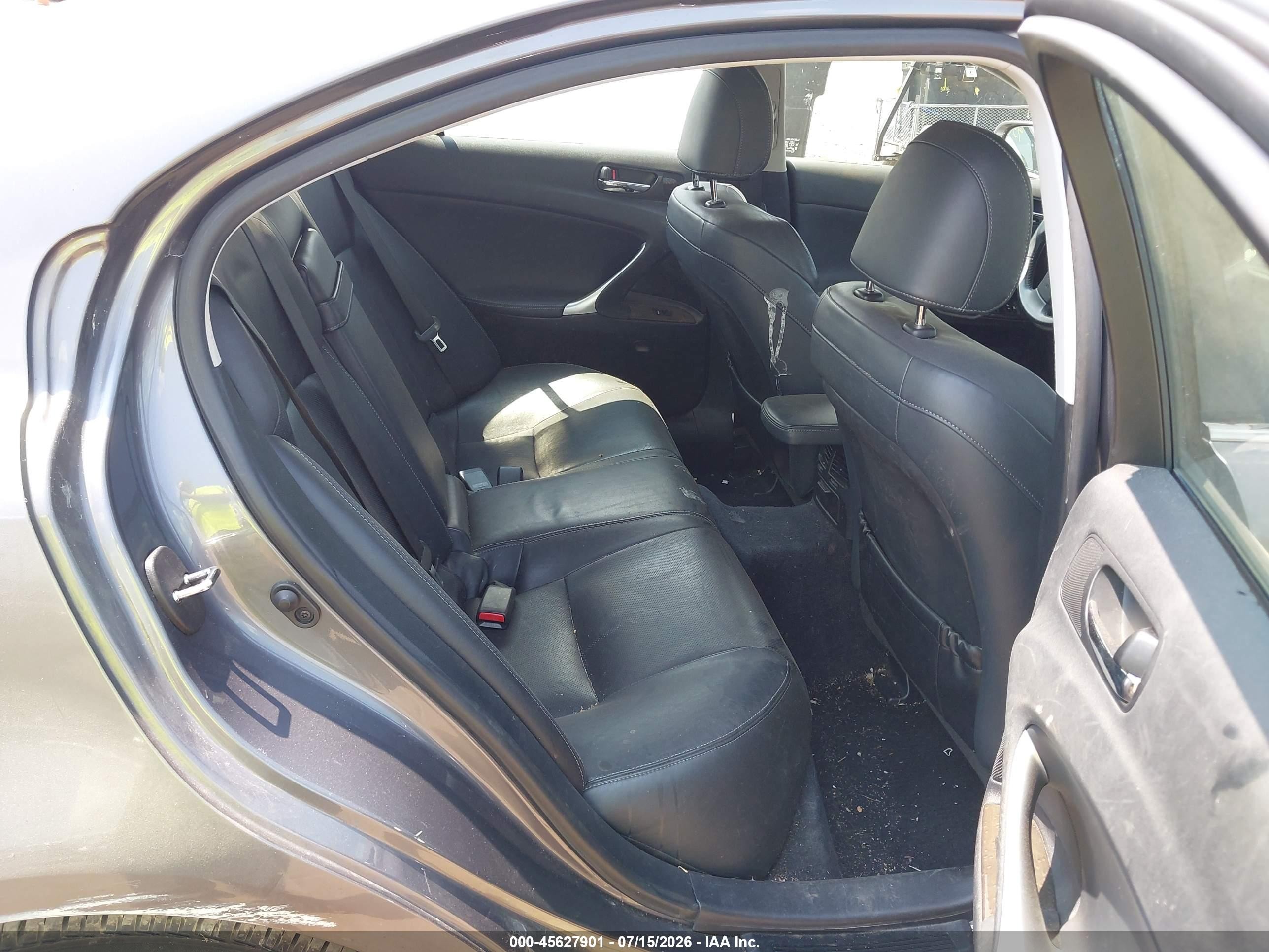 2012 Lexus Is 250 Gray vin: JTHBF5C28C5157718