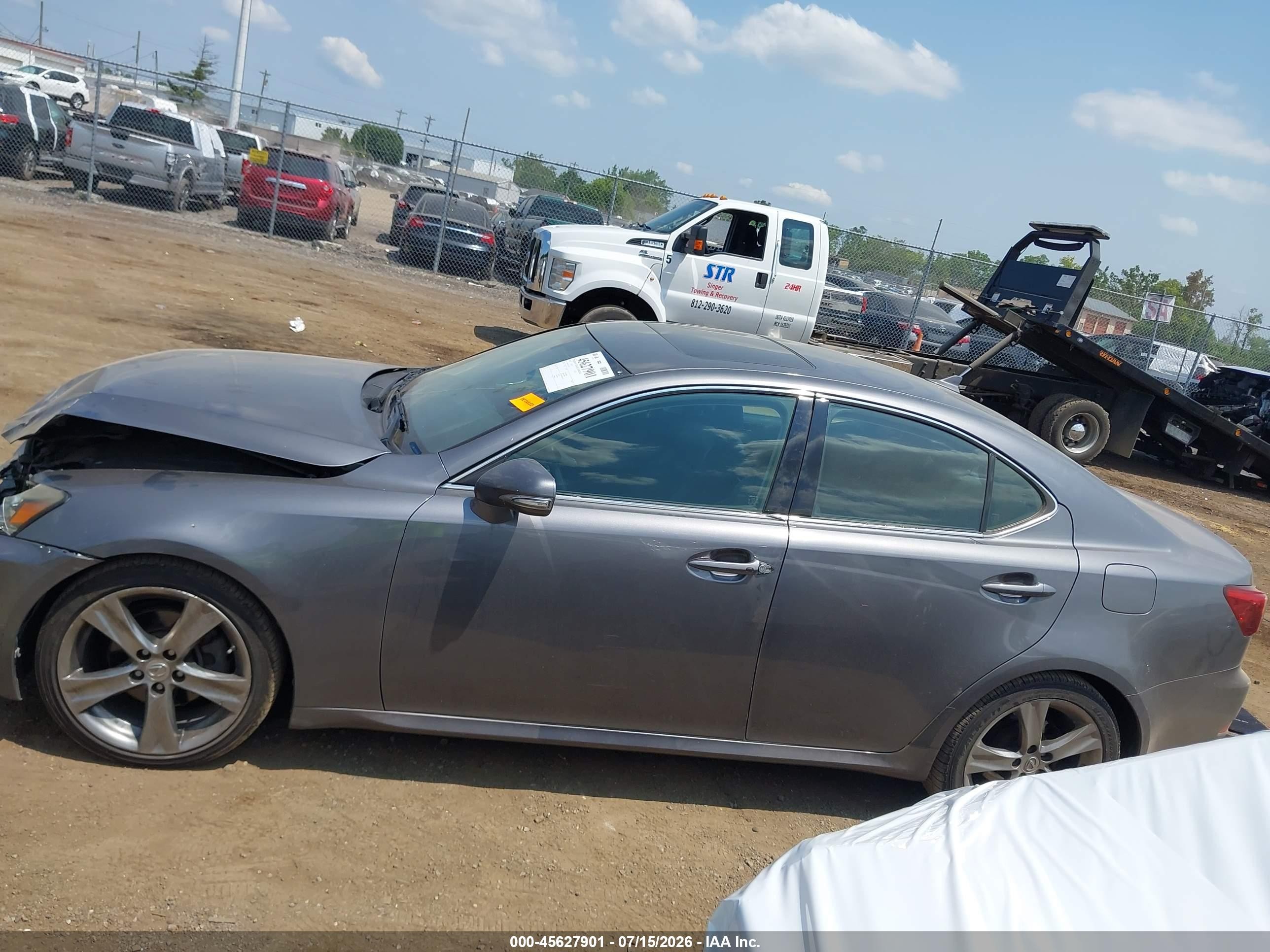 2012 Lexus Is 250 Gray vin: JTHBF5C28C5157718