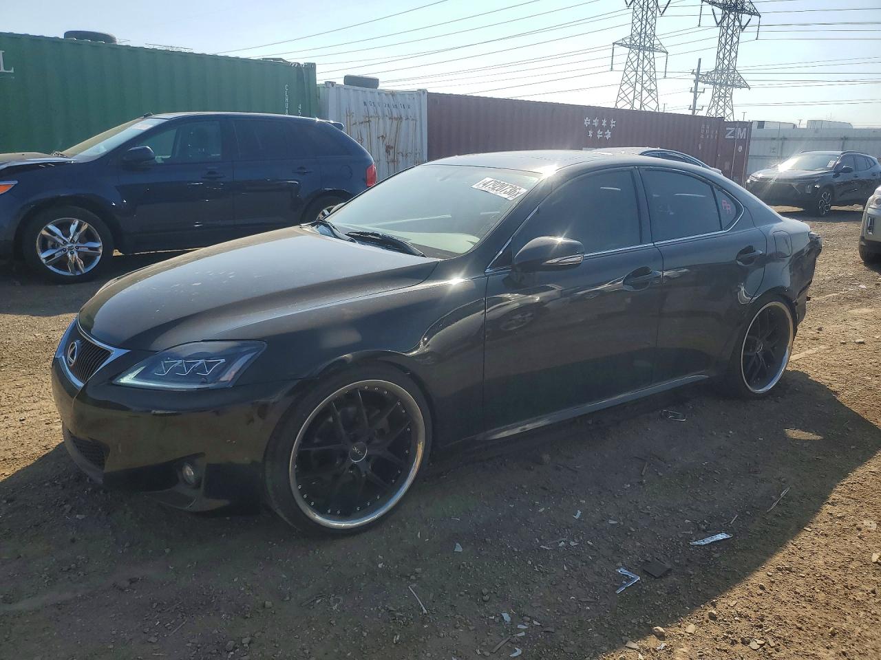2012 Lexus Is 250 Base Black vin: JTHBF5C28C5158853