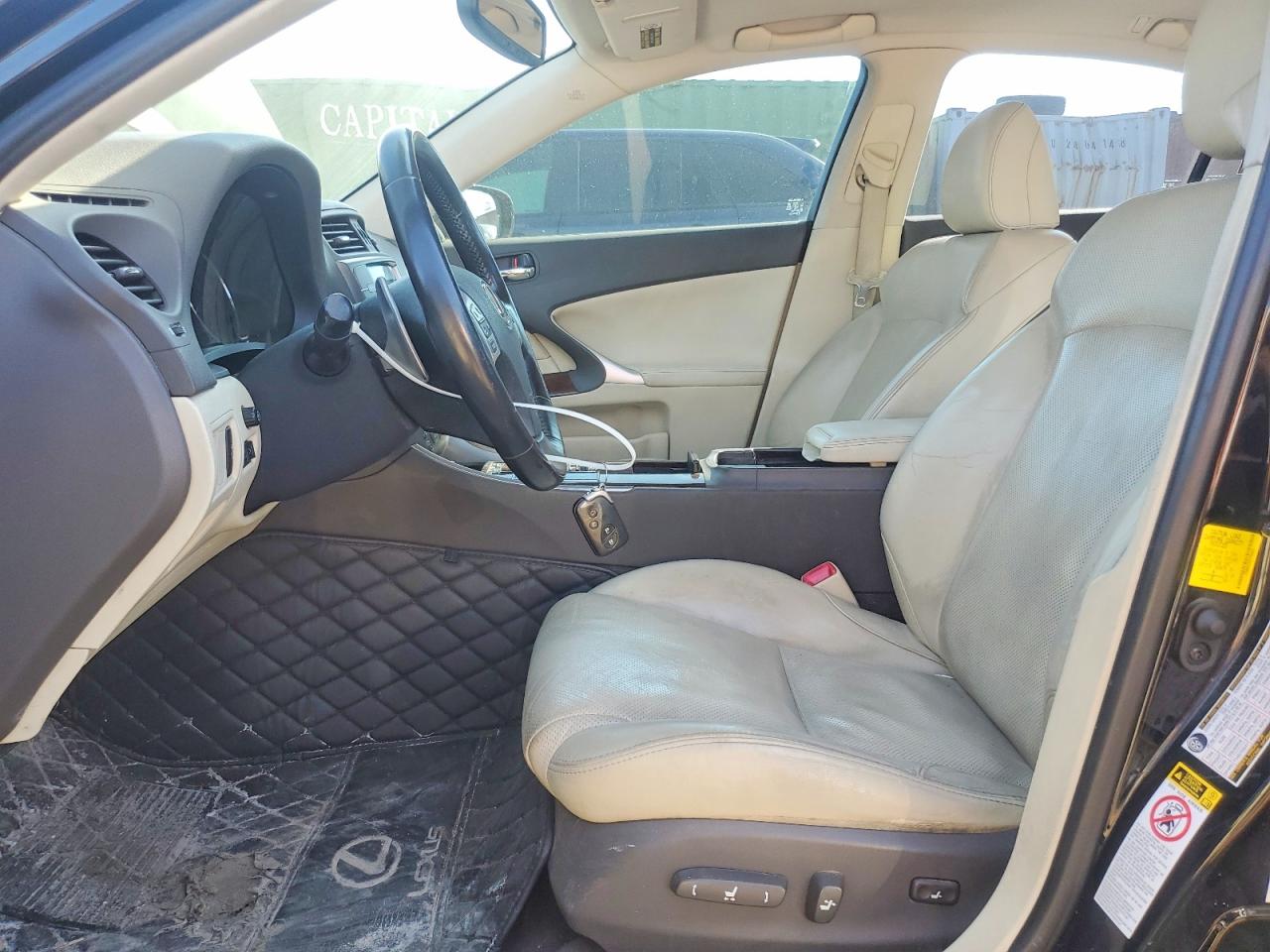 2012 Lexus Is 250 Base Black vin: JTHBF5C28C5158853