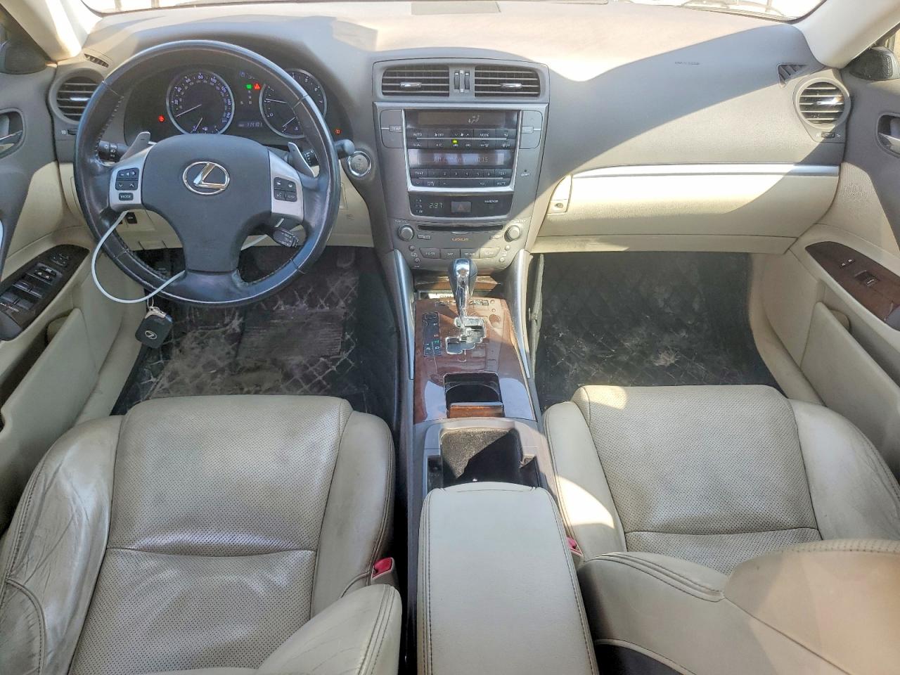 2012 Lexus Is 250 Base Black vin: JTHBF5C28C5158853