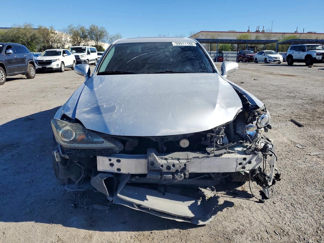 2012 Lexus Is 250 Silver vin: JTHBF5C28C5164362