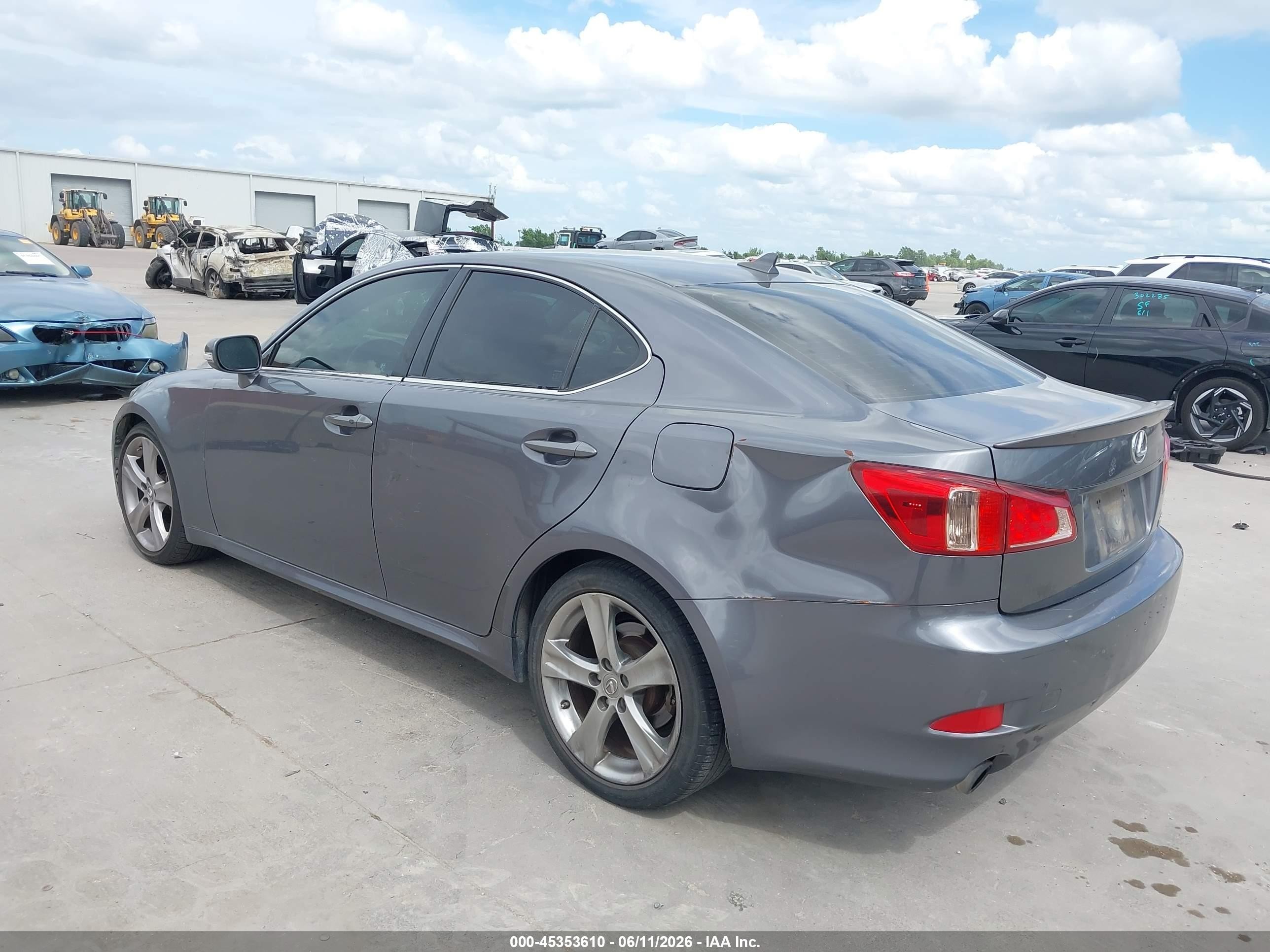 2012 Lexus Is 250   Gray vin: JTHBF5C28C5174566