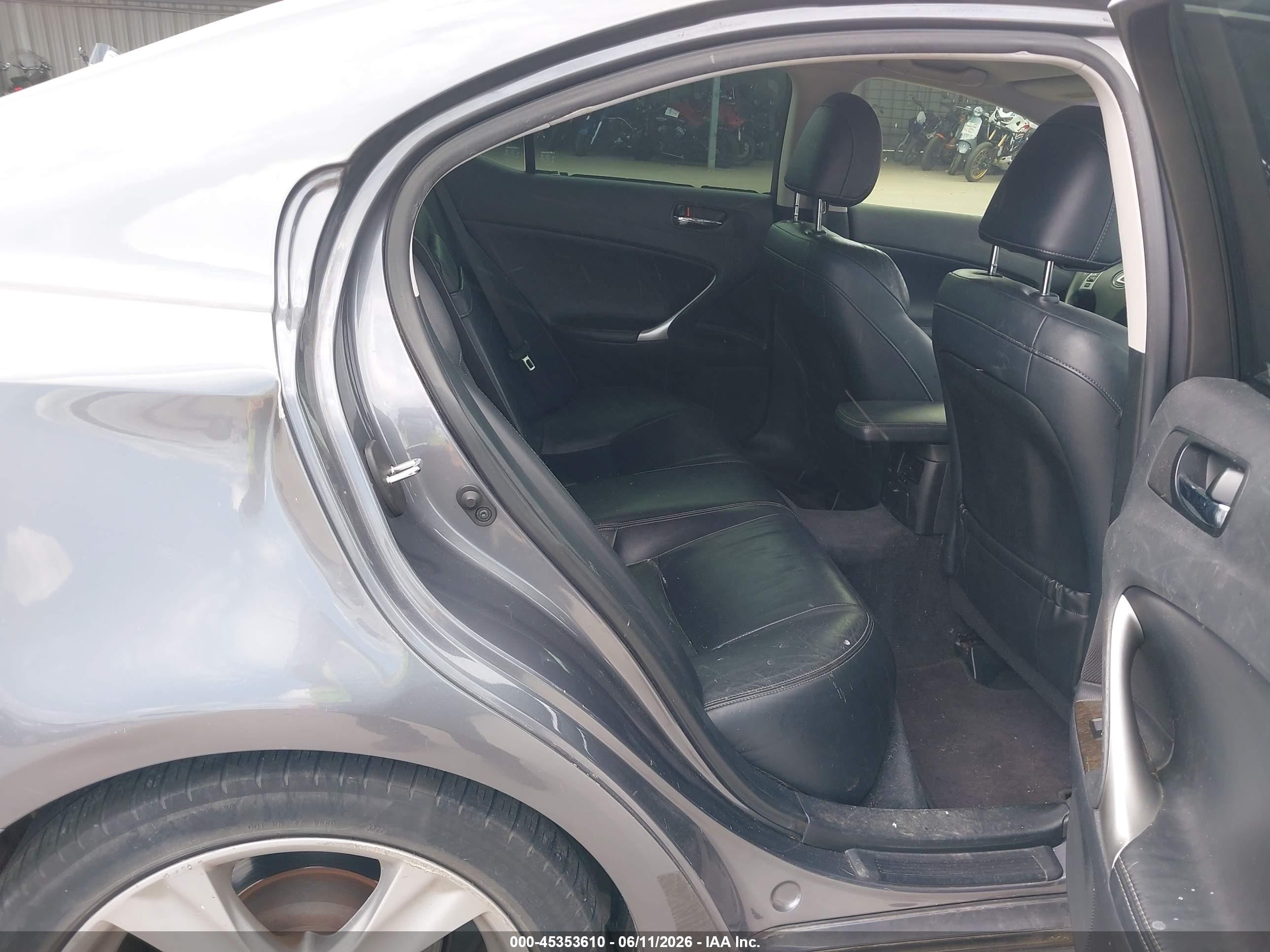 2012 Lexus Is 250   Gray vin: JTHBF5C28C5174566