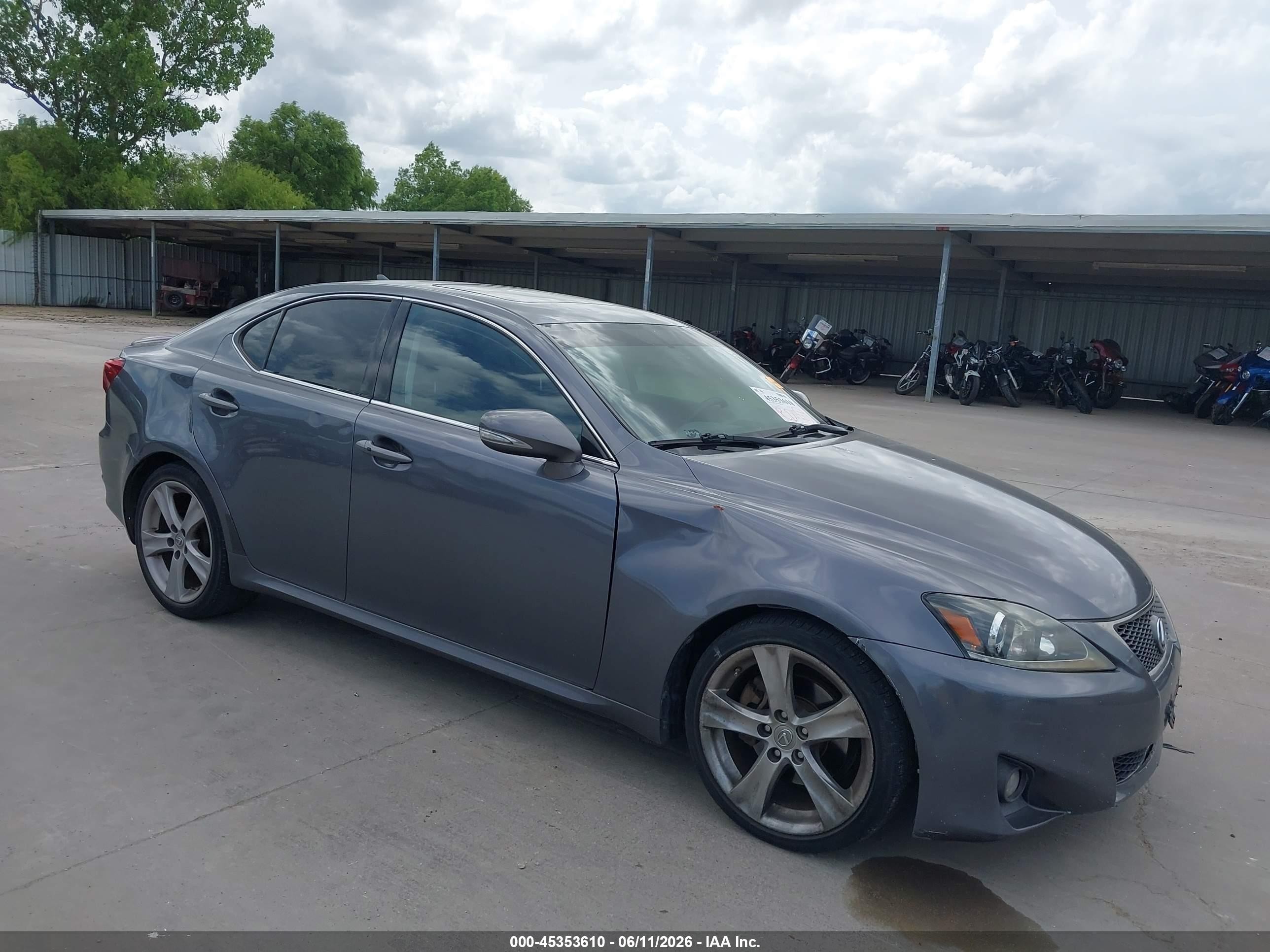 2012 Lexus Is 250   Gray vin: JTHBF5C28C5174566