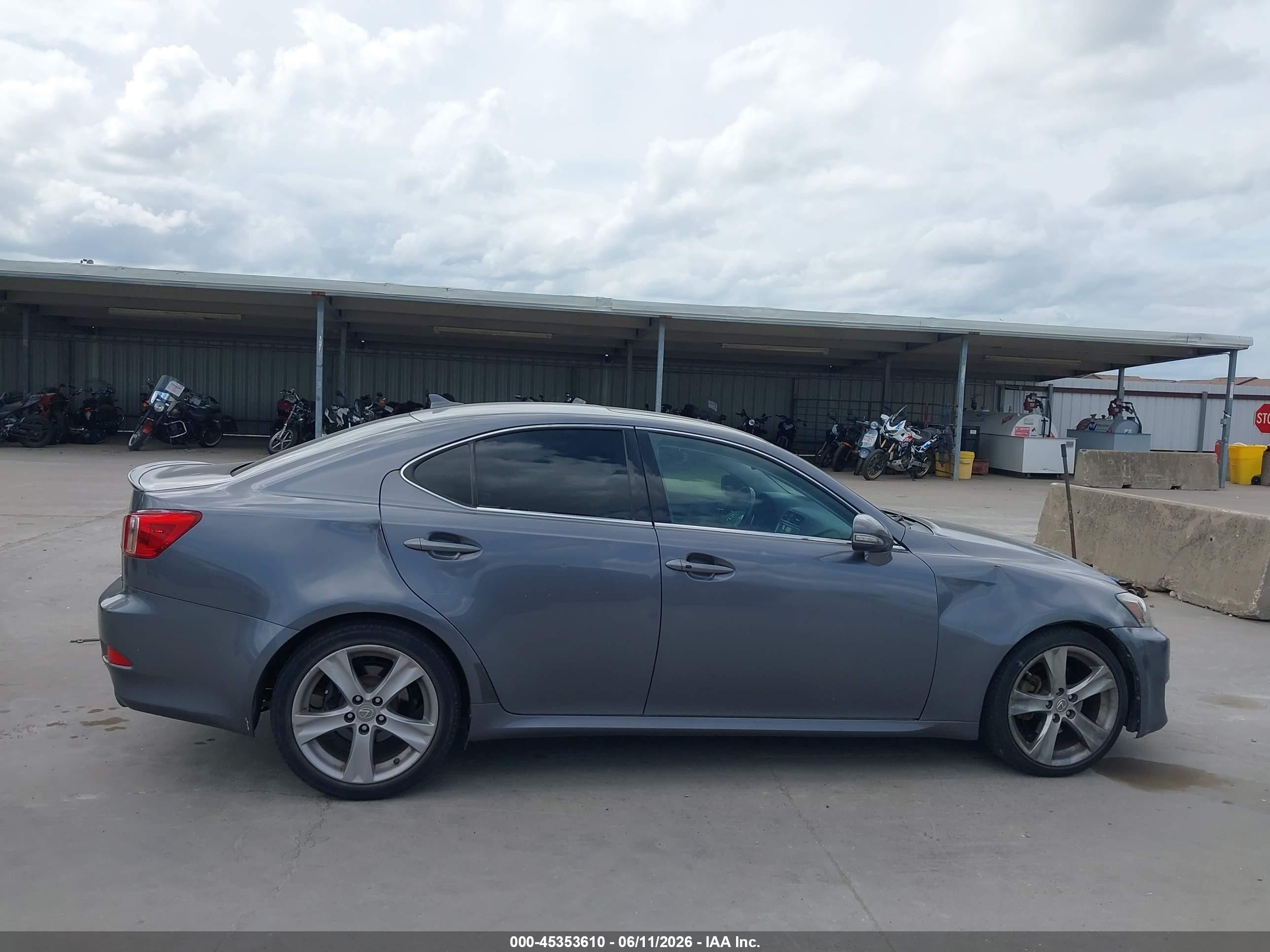 2012 Lexus Is 250   Gray vin: JTHBF5C28C5174566