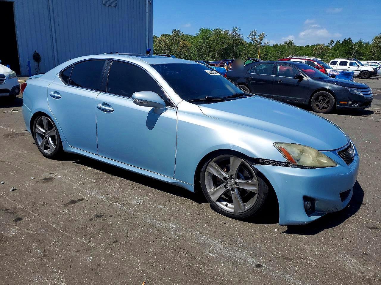 2012 Lexus Is 250 Blue vin: JTHBF5C28C5177760