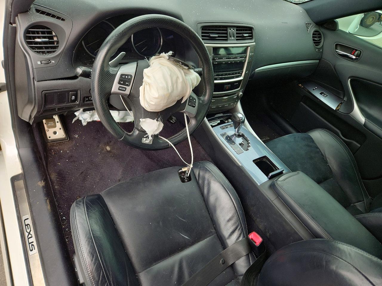 2012 Lexus Is 250 White vin: JTHBF5C28C5181520