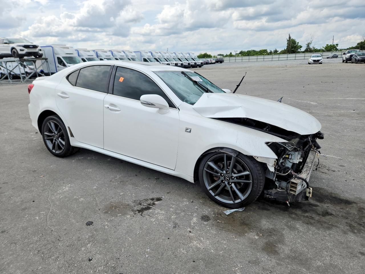 2012 Lexus Is 250 White vin: JTHBF5C28C5181520