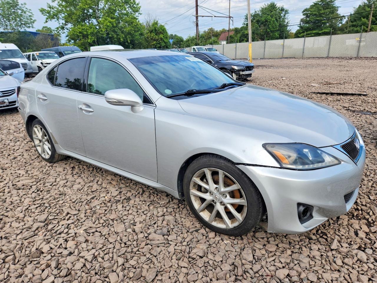 2012 Lexus Is 250 Base Серебряный vin: JTHBF5C28C5183719