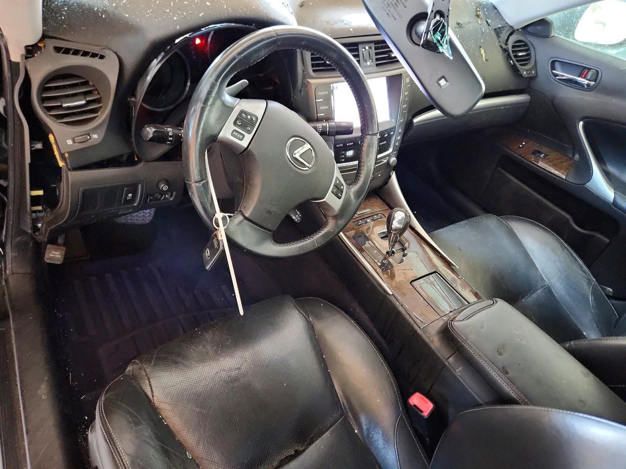 2013 Lexus Is 250 Black vin: JTHBF5C28D5189974