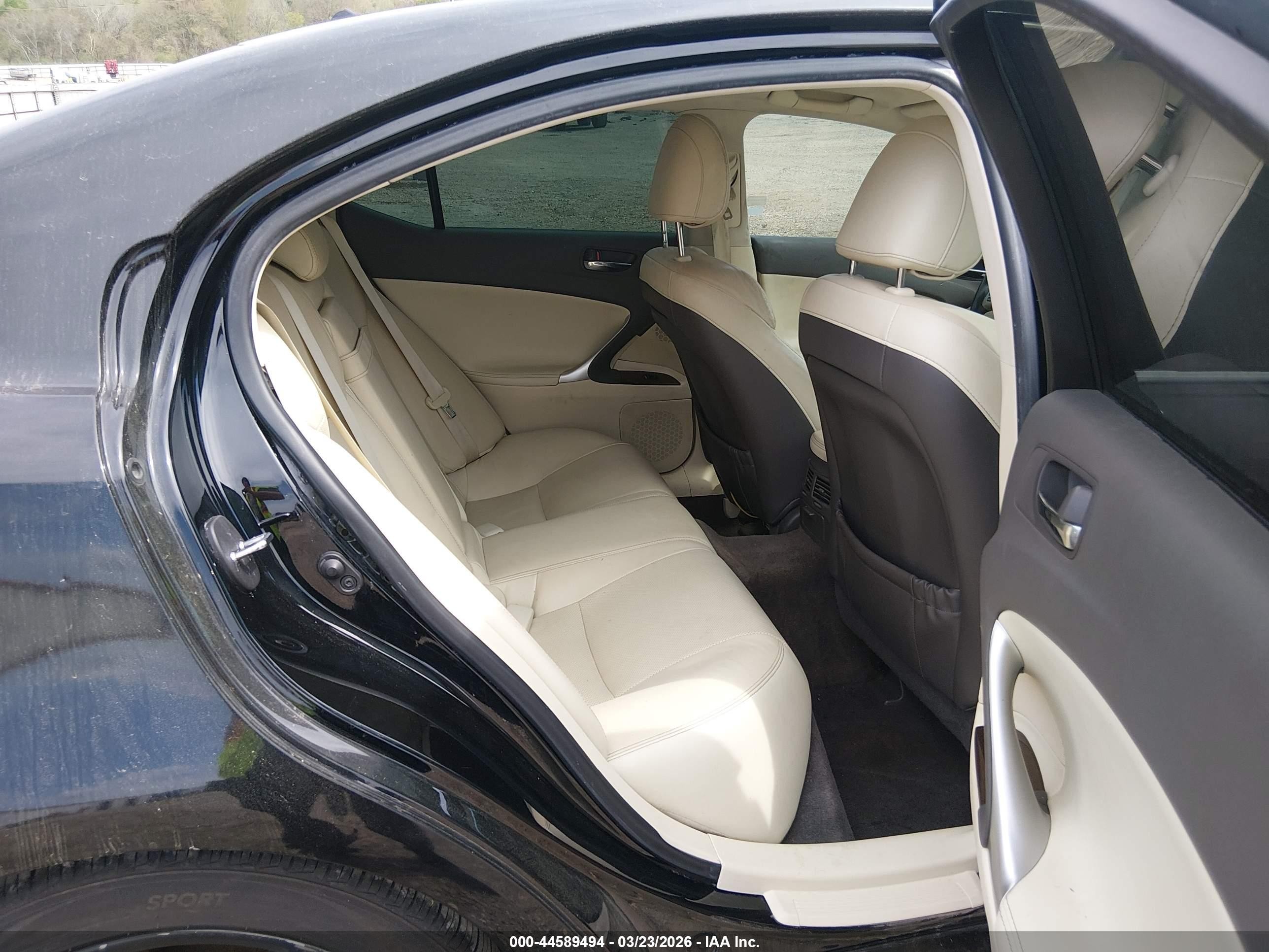 2013 Lexus Is 250   Black vin: JTHBF5C28D5190624