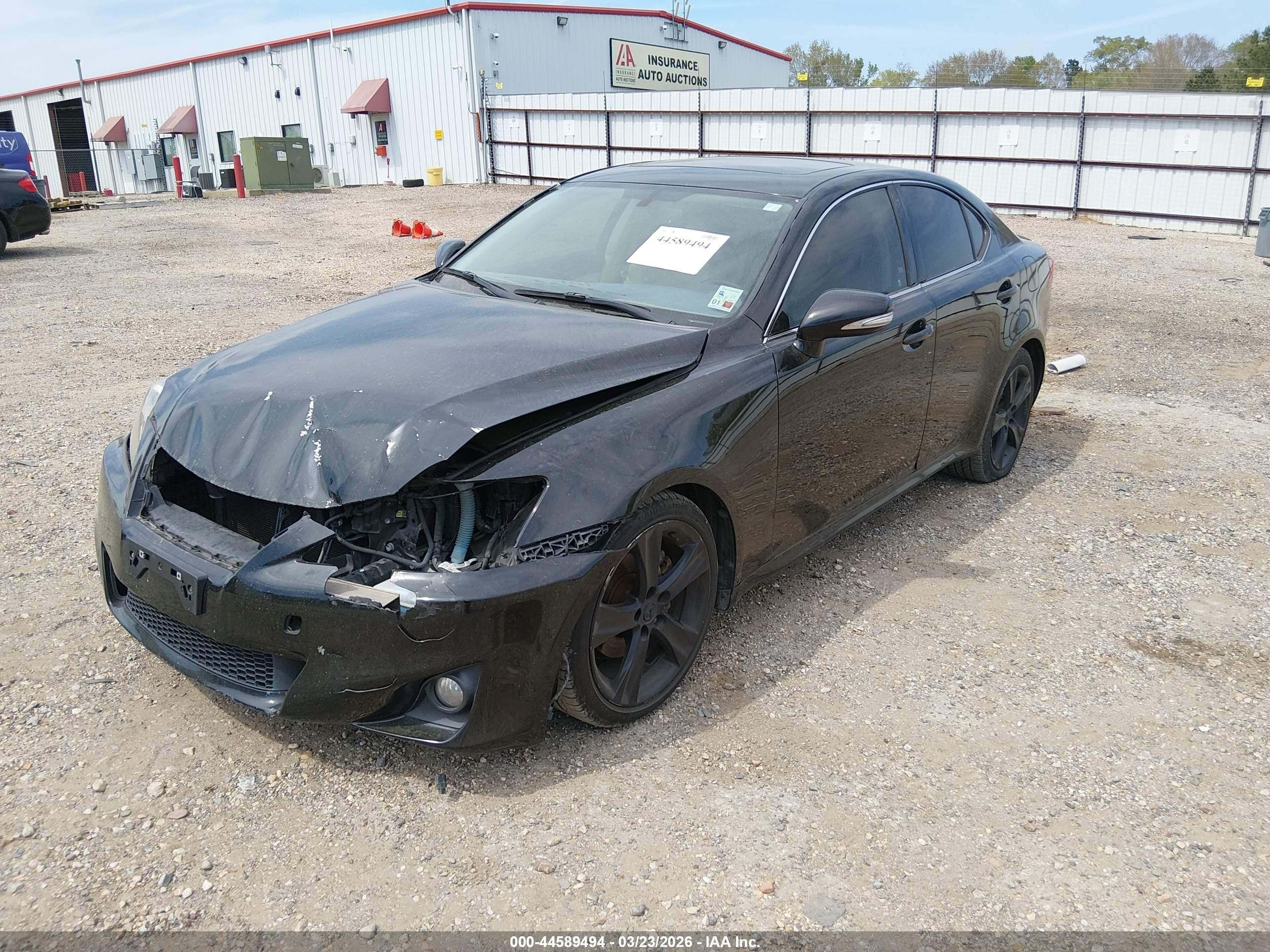2013 Lexus Is 250   Black vin: JTHBF5C28D5190624