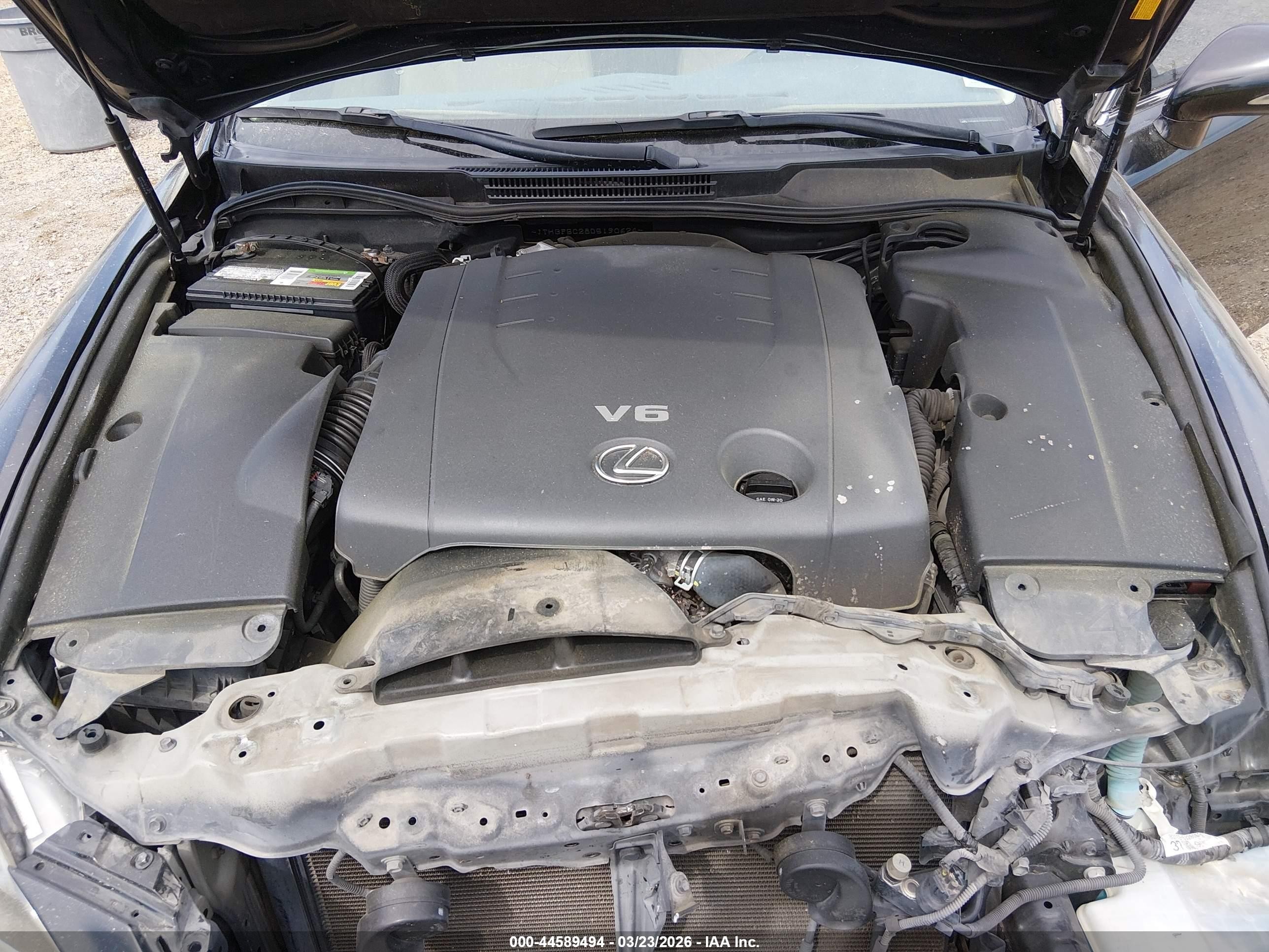 2013 Lexus Is 250   Black vin: JTHBF5C28D5190624