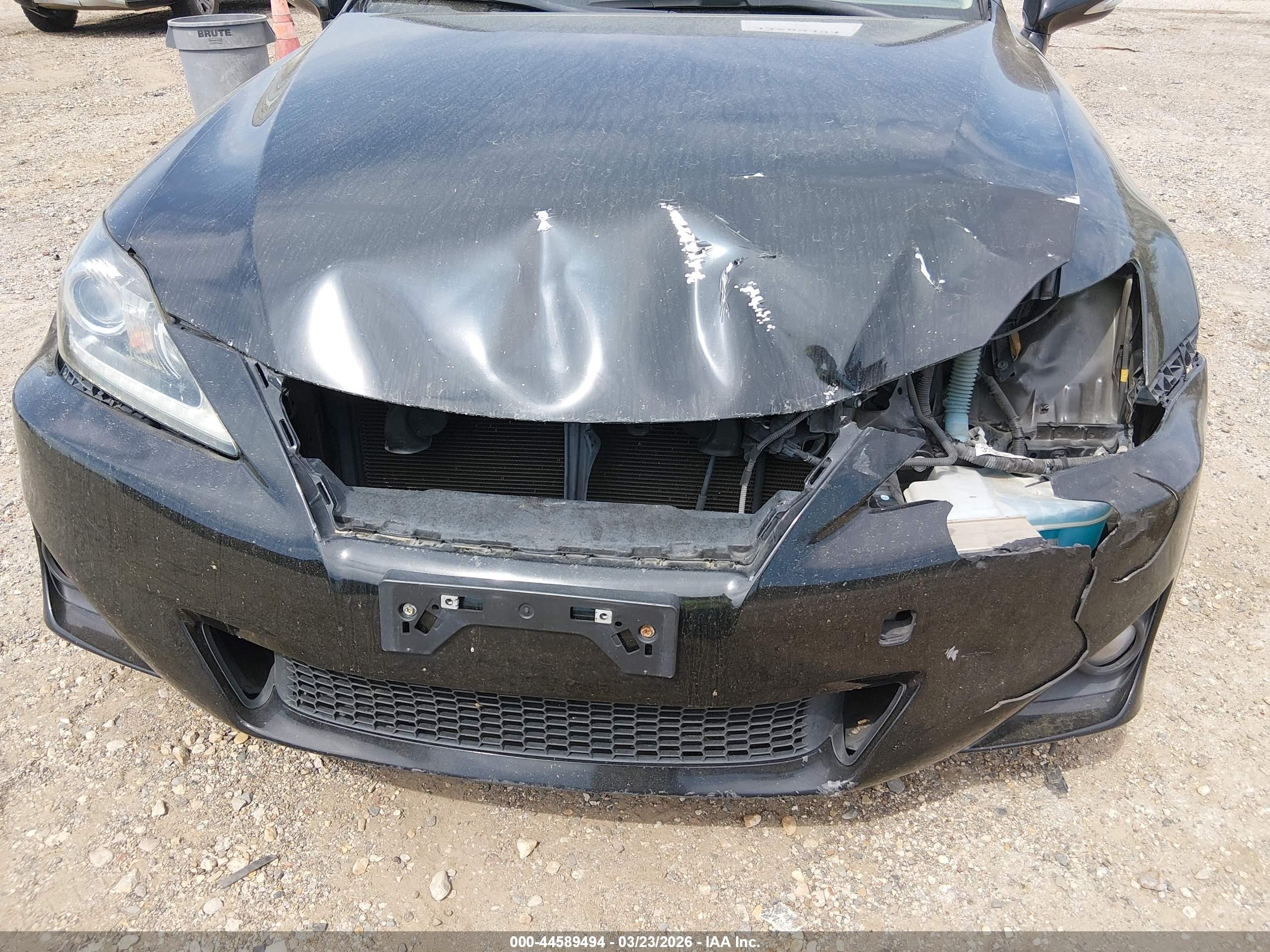 2013 Lexus Is 250   Black vin: JTHBF5C28D5190624
