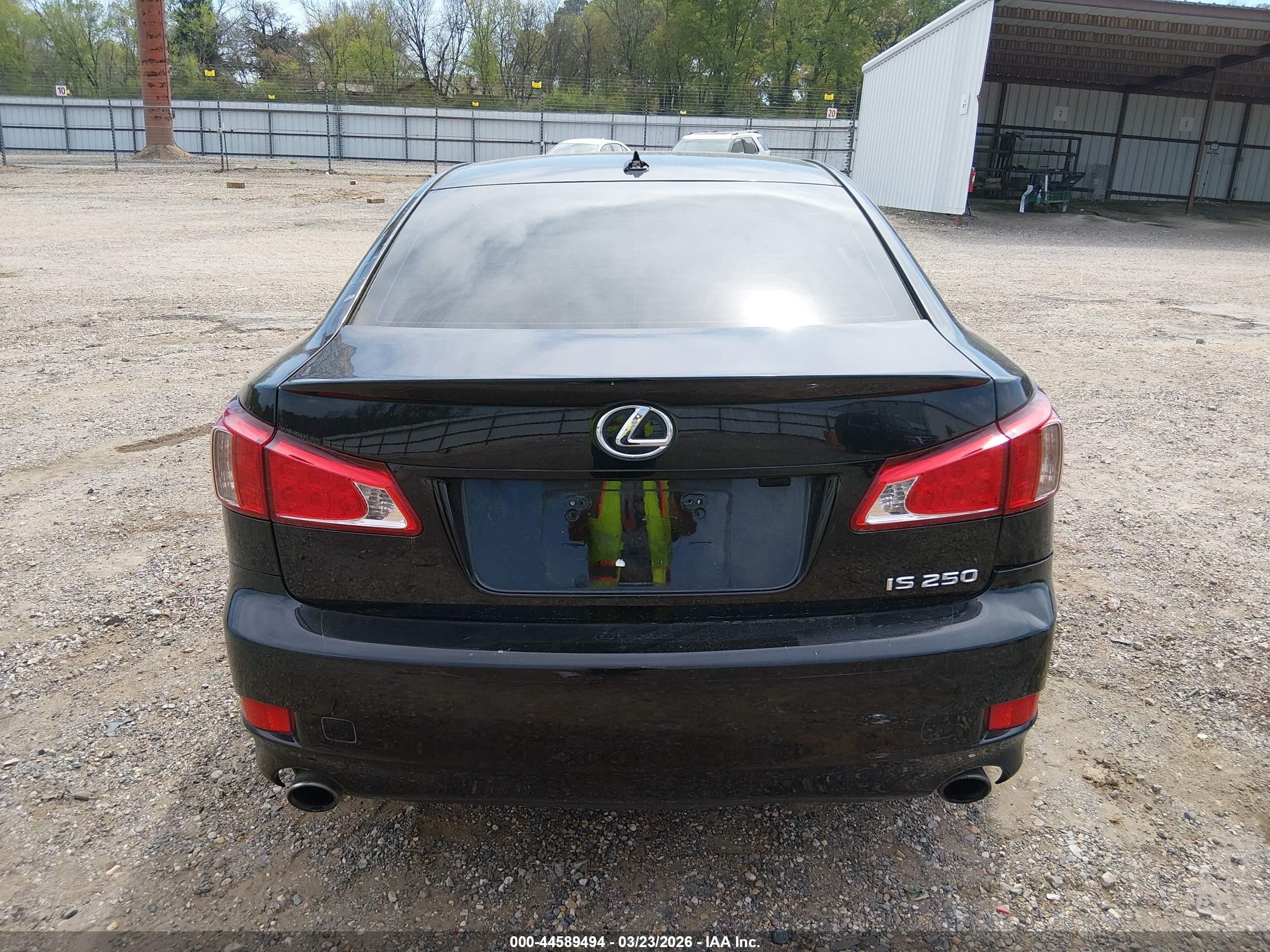 2013 Lexus Is 250   Black vin: JTHBF5C28D5190624