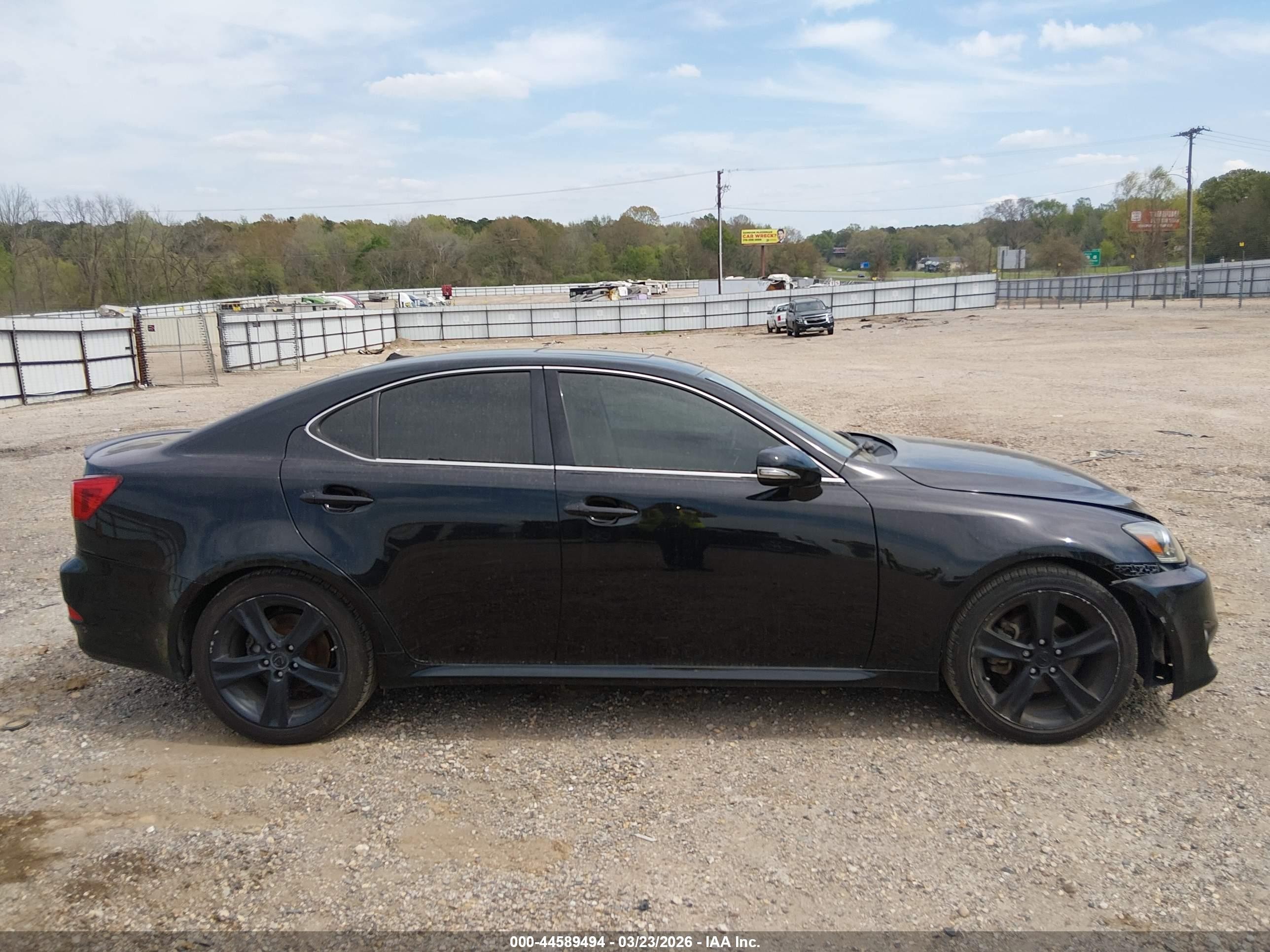 2013 Lexus Is 250   Black vin: JTHBF5C28D5190624