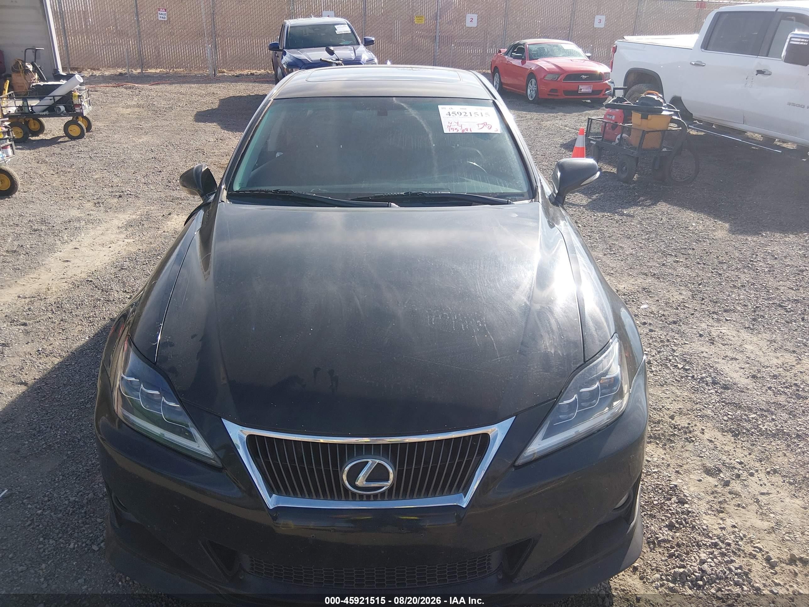 2013 Lexus Is 250   Black vin: JTHBF5C28D5192602