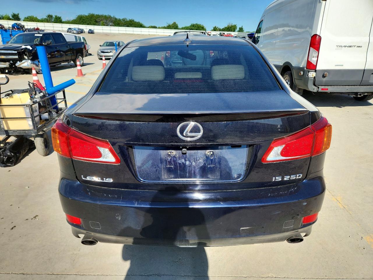 2010 Lexus Is 250 Синий vin: JTHBF5C29A5113529