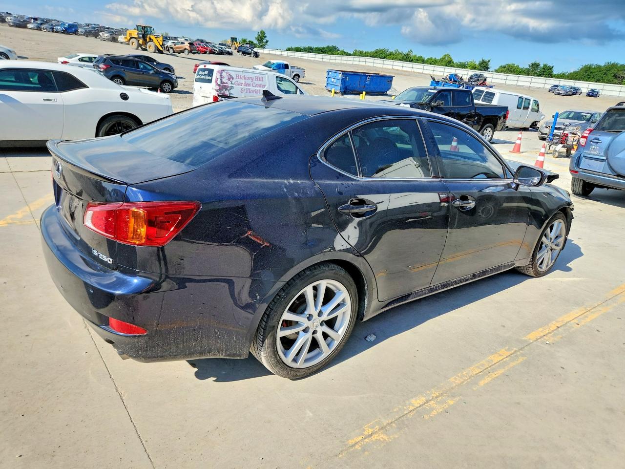 2010 Lexus Is 250 Синий vin: JTHBF5C29A5113529