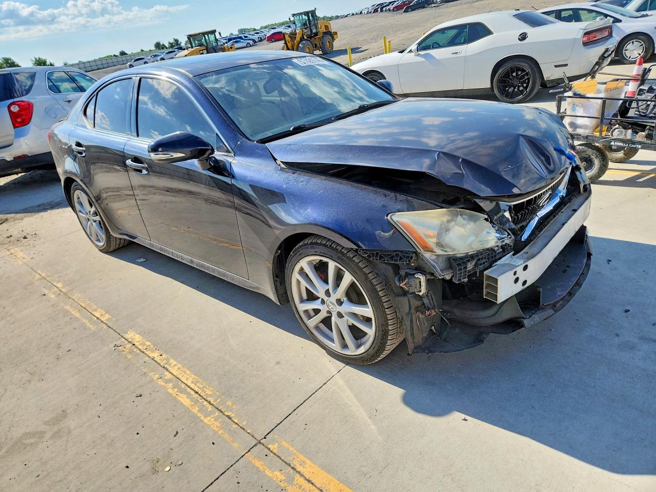 2010 Lexus Is 250 Синий vin: JTHBF5C29A5113529