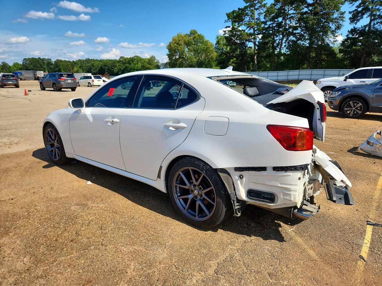 2010 Lexus Is 250 White vin: JTHBF5C29A5119685