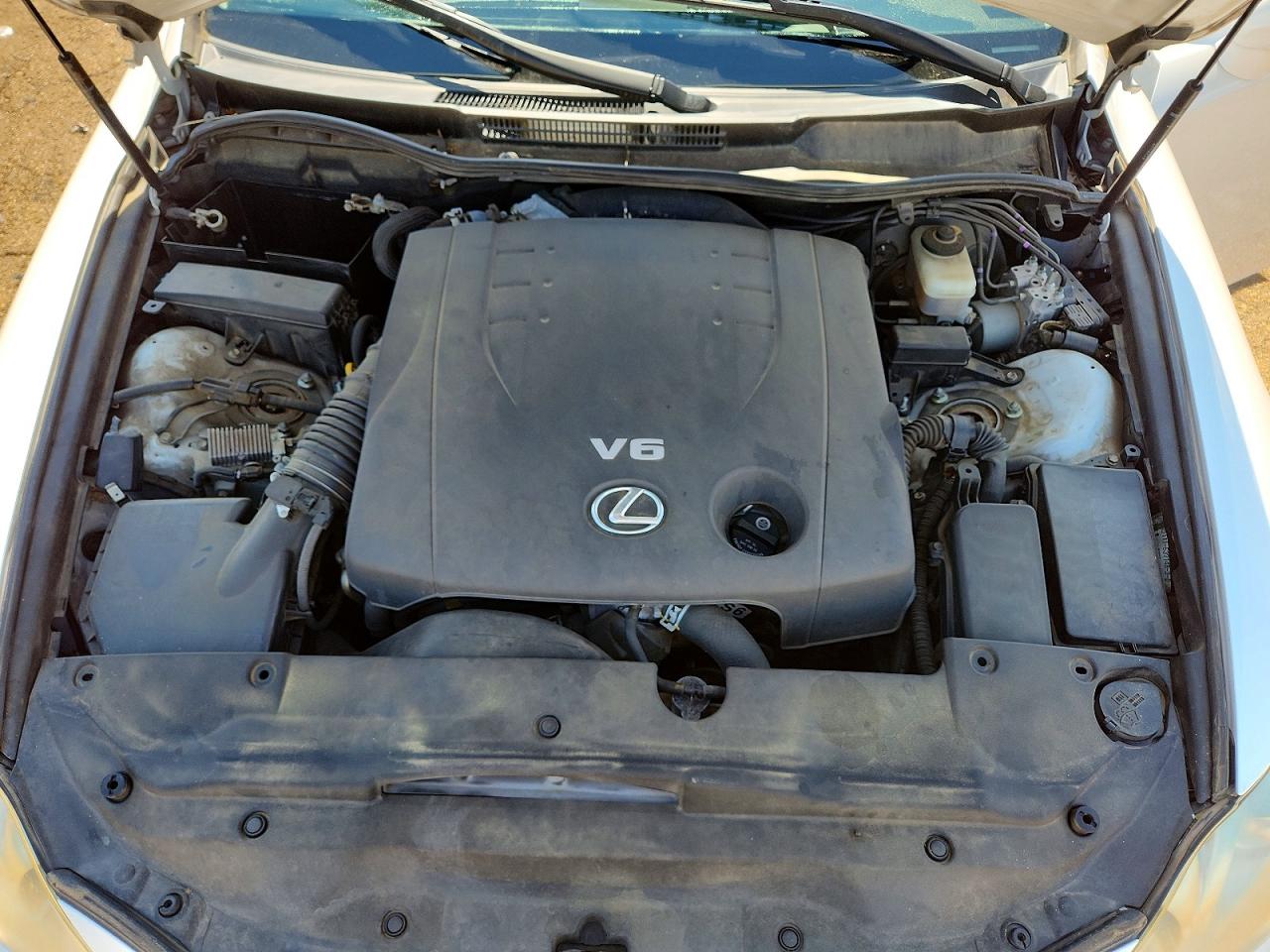 2010 Lexus Is 250 White vin: JTHBF5C29A5119685