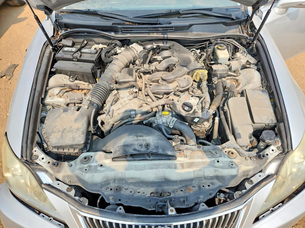 2010 Lexus Is 250 Silver vin: JTHBF5C29A5124787