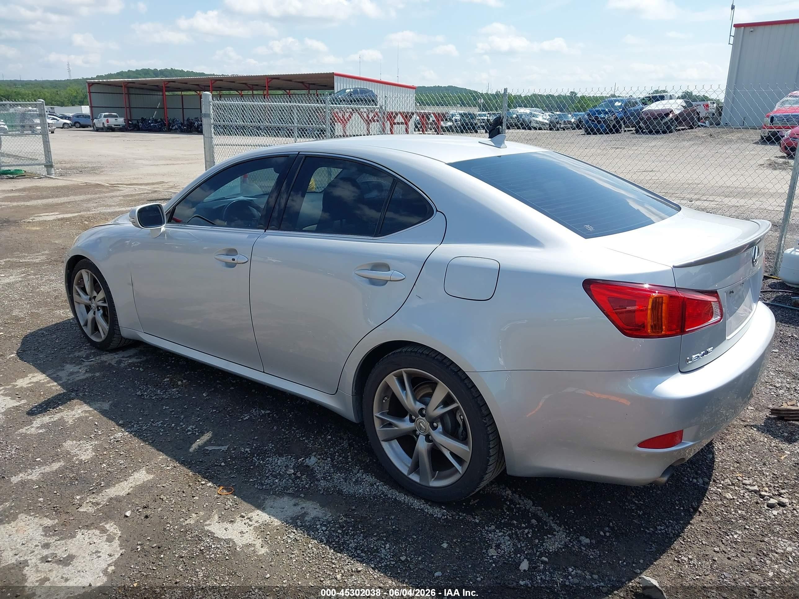 2010 Lexus Is 250   Silver vin: JTHBF5C29A5126183