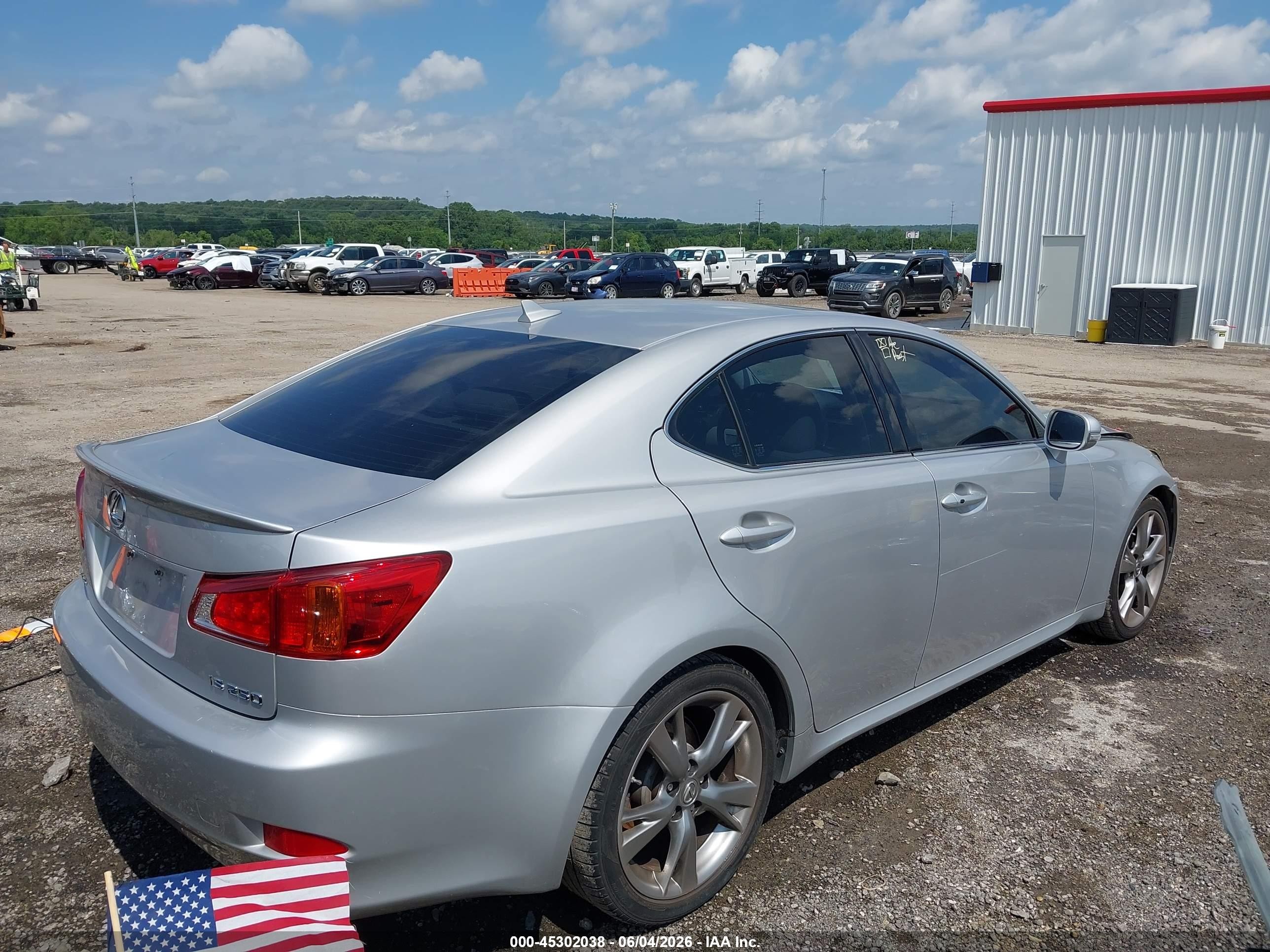 2010 Lexus Is 250   Silver vin: JTHBF5C29A5126183