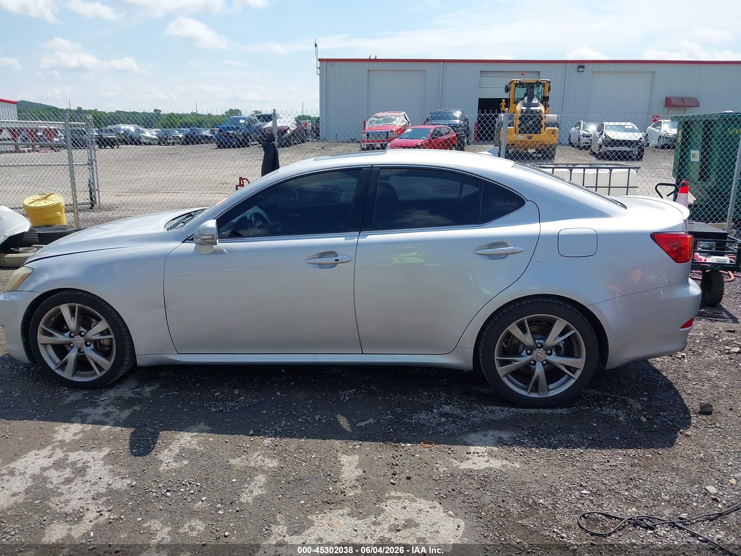 2010 Lexus Is 250   Silver vin: JTHBF5C29A5126183