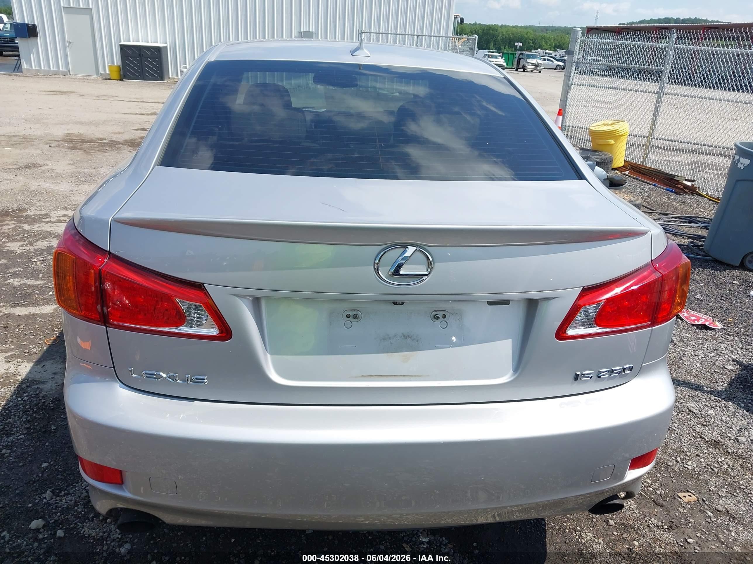 2010 Lexus Is 250   Silver vin: JTHBF5C29A5126183