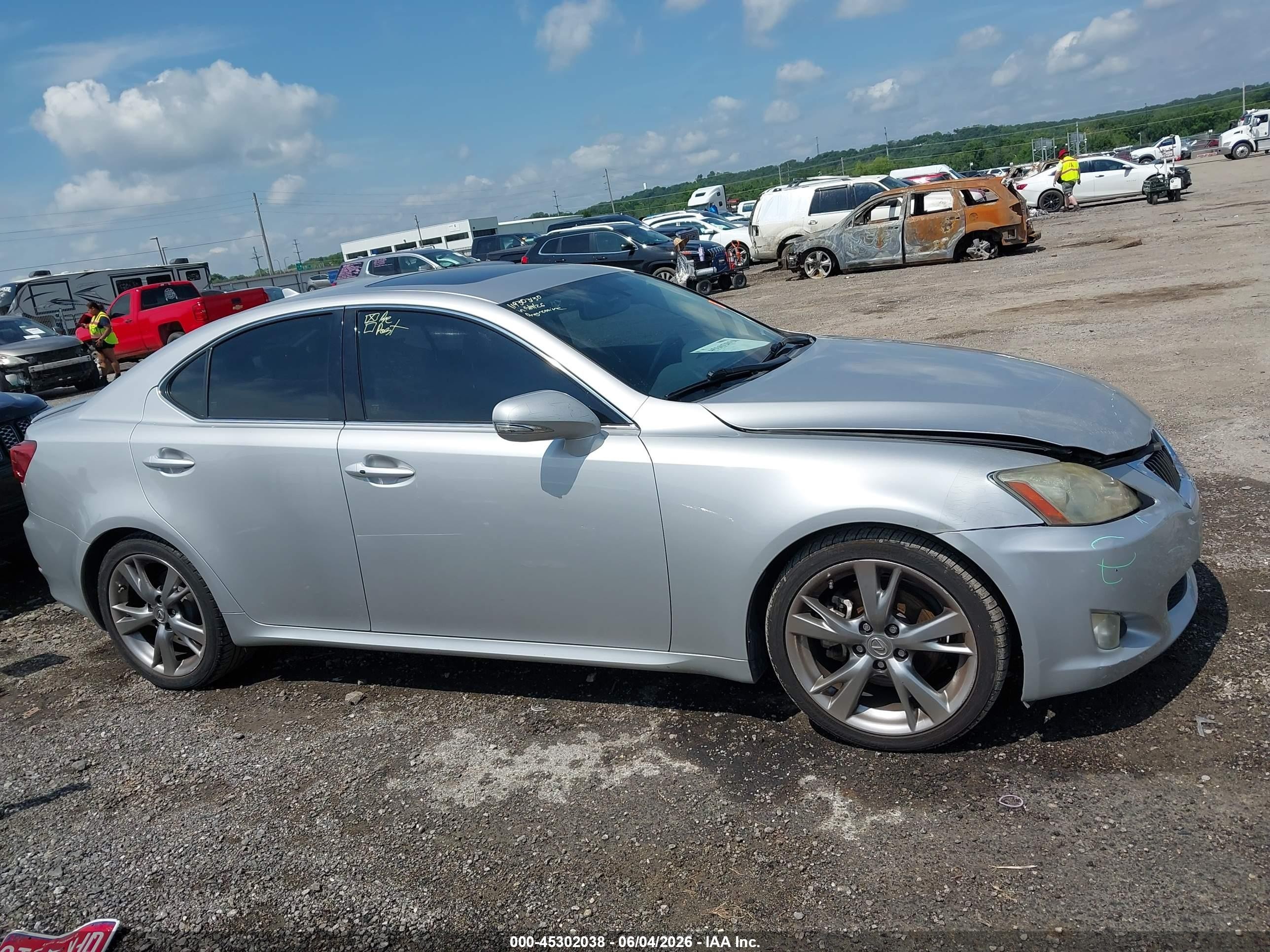 2010 Lexus Is 250   Silver vin: JTHBF5C29A5126183