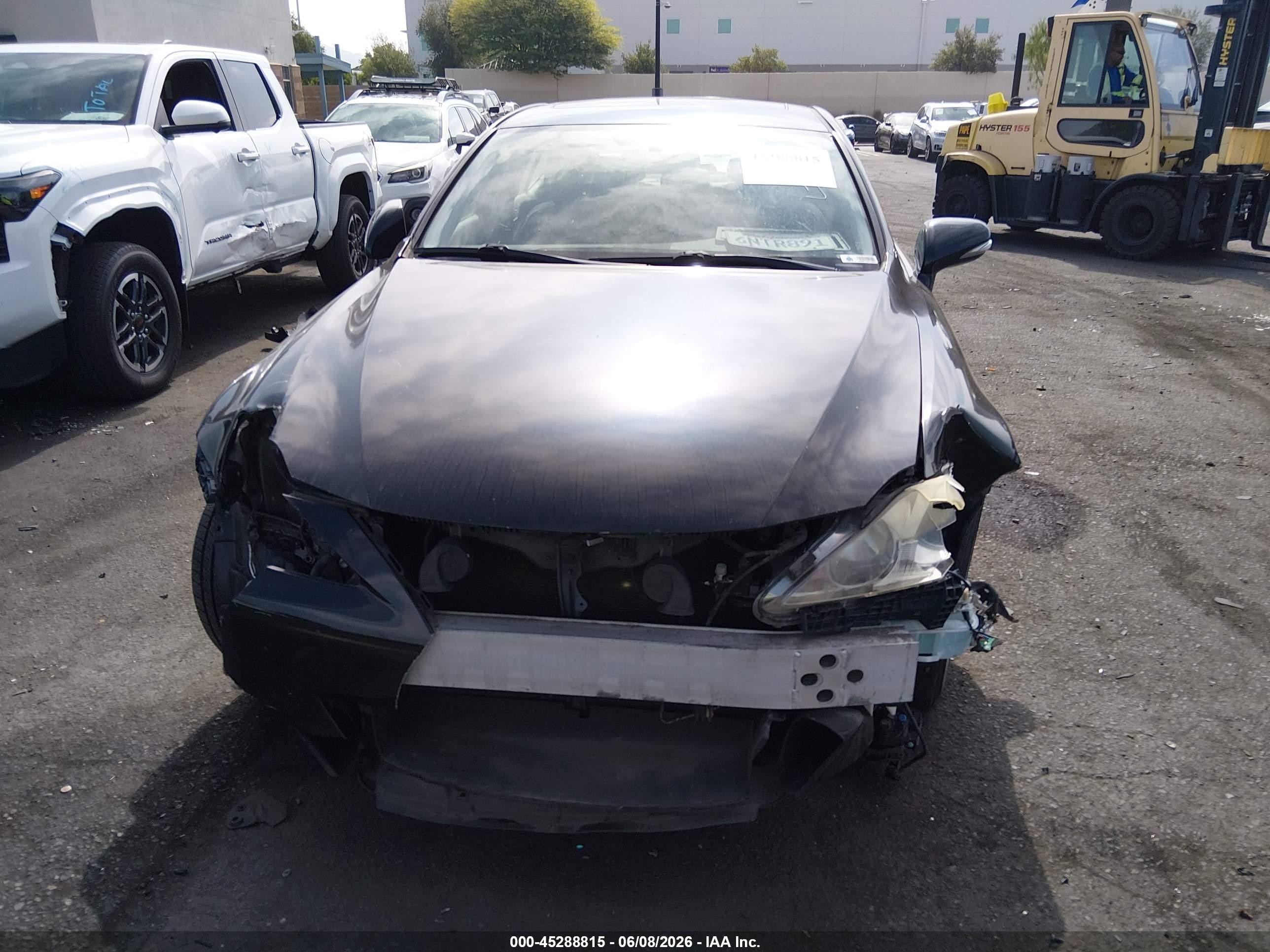 2011 Lexus Is 250   Black vin: JTHBF5C29B2101190